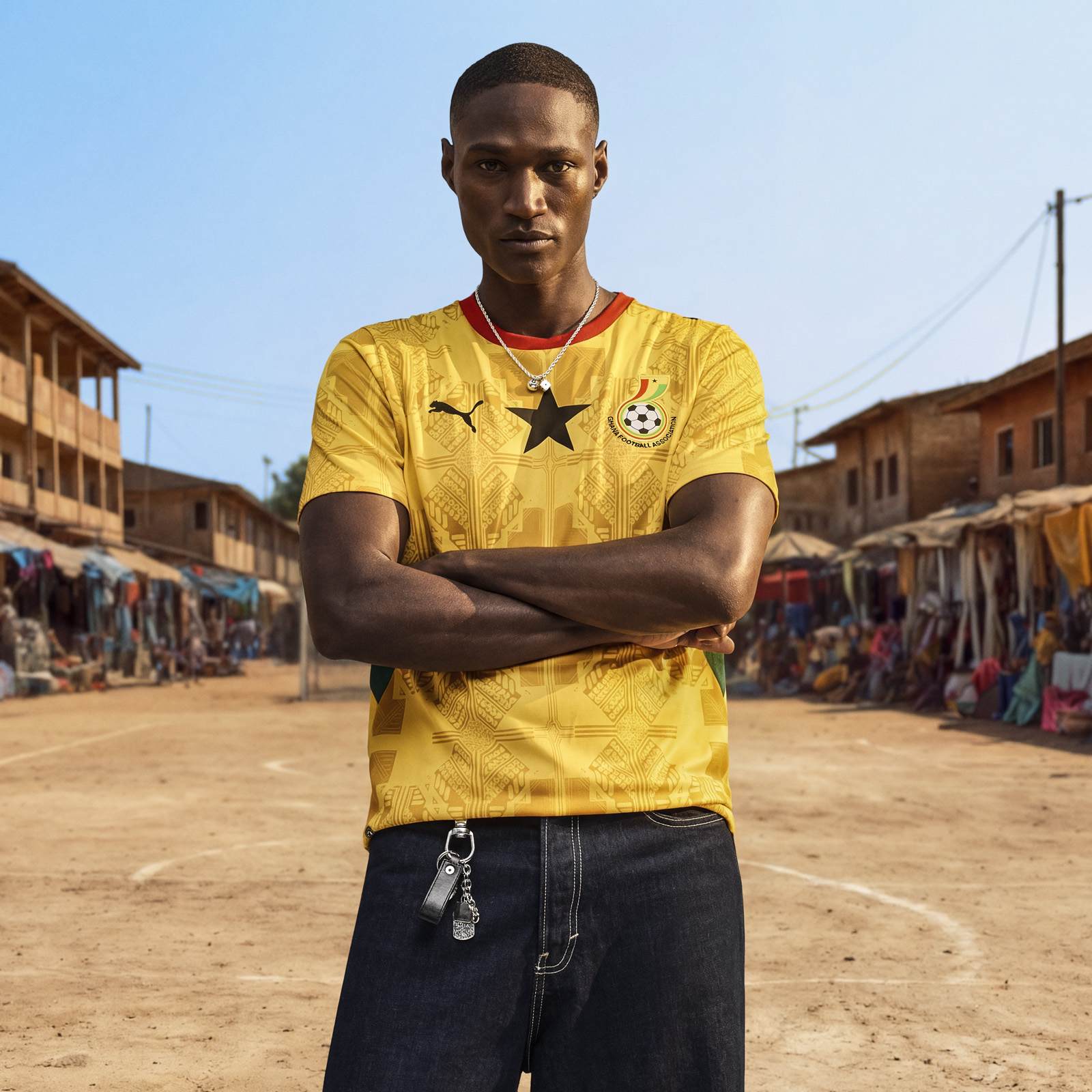 Puma Ghana Football World Cup 2026 Mens Away Jersey - Image 3