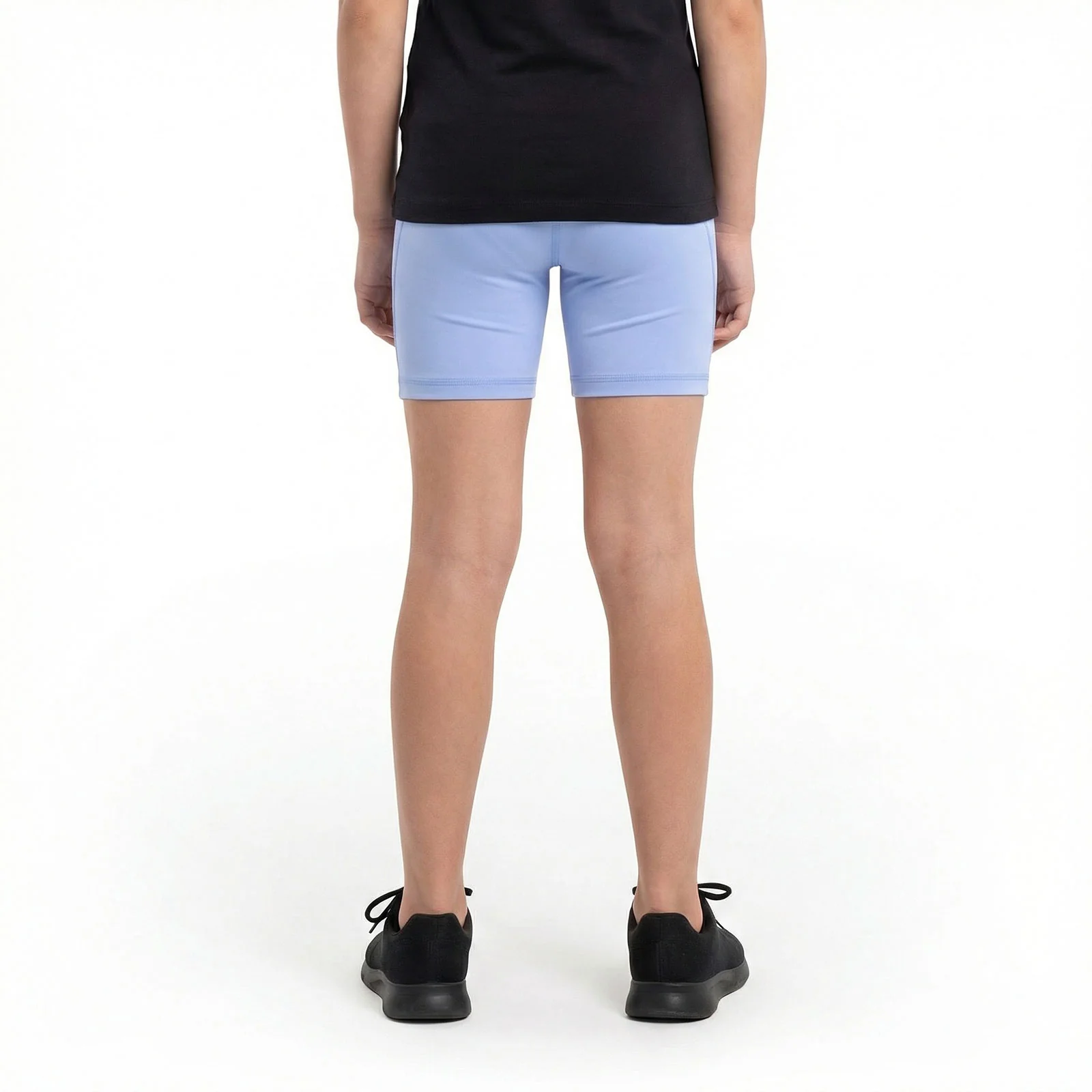 PUMA Train All Day Essentials High-Waist Girls Tight-Fit Shorts - Image 2