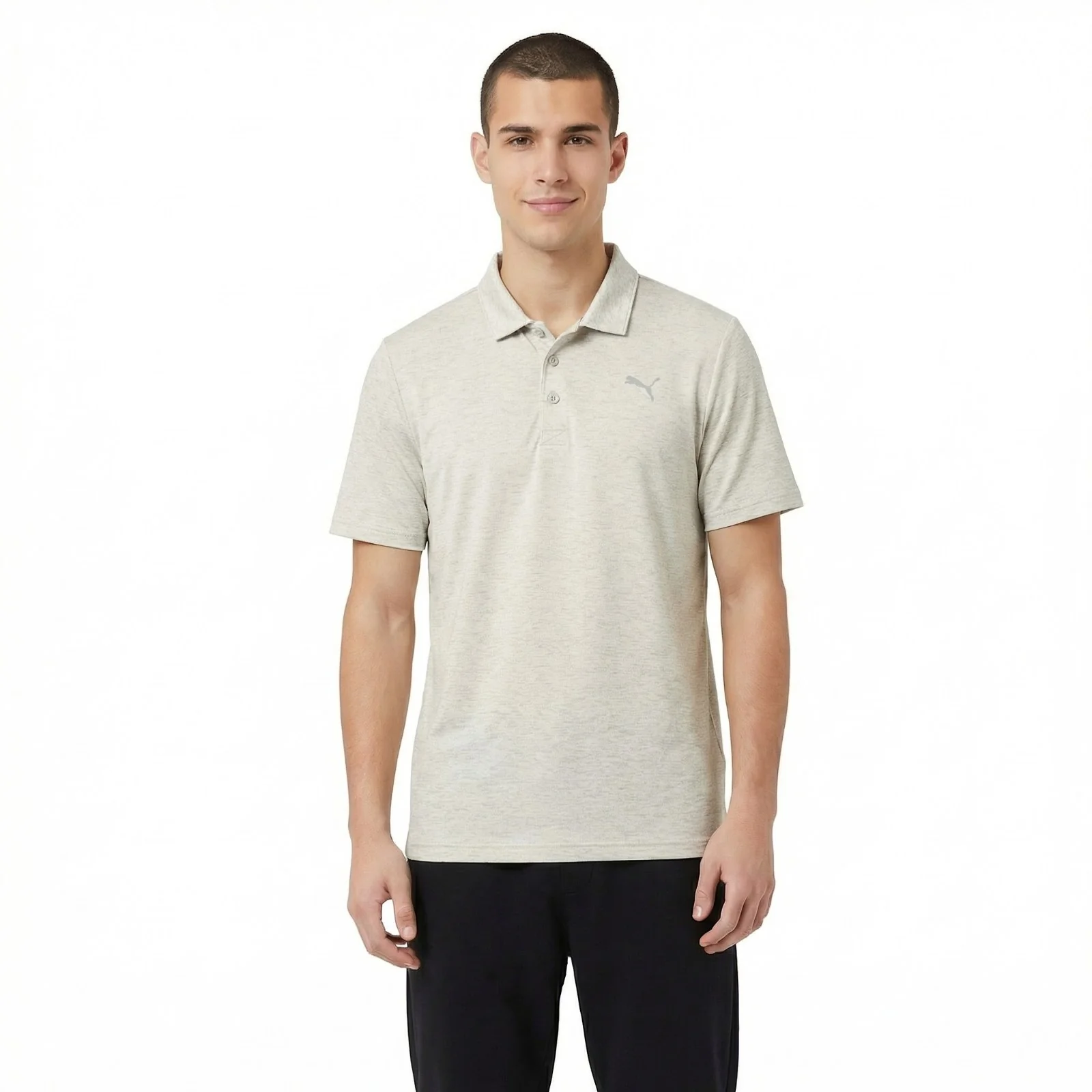 Puma Icon Heather 2.0 Mens Short-Sleeve Golf Polo Shirt