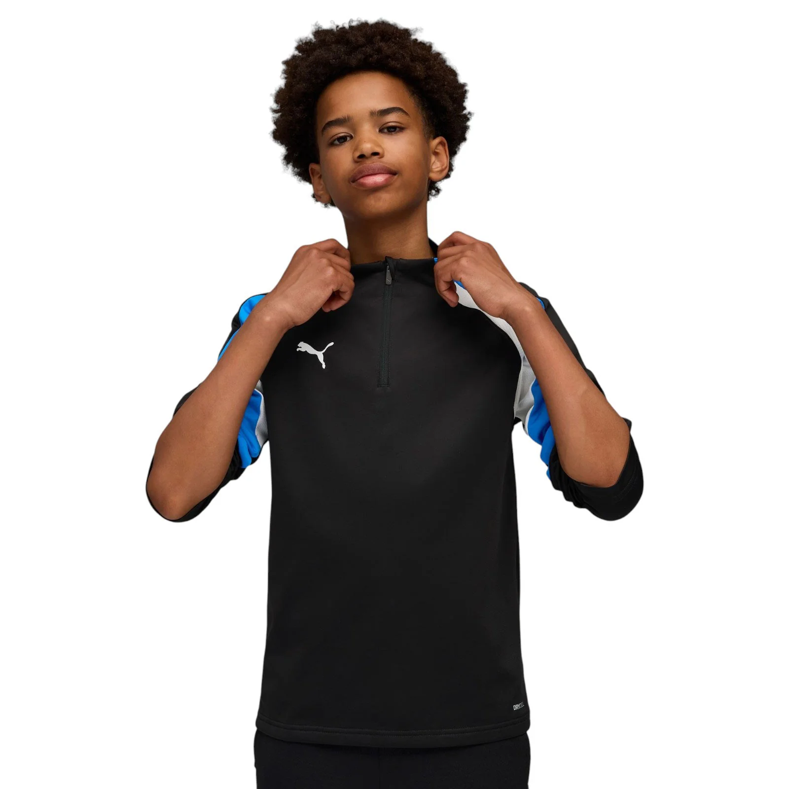 Puma IndividualLIGA Football Kids Half-Zip Training Top