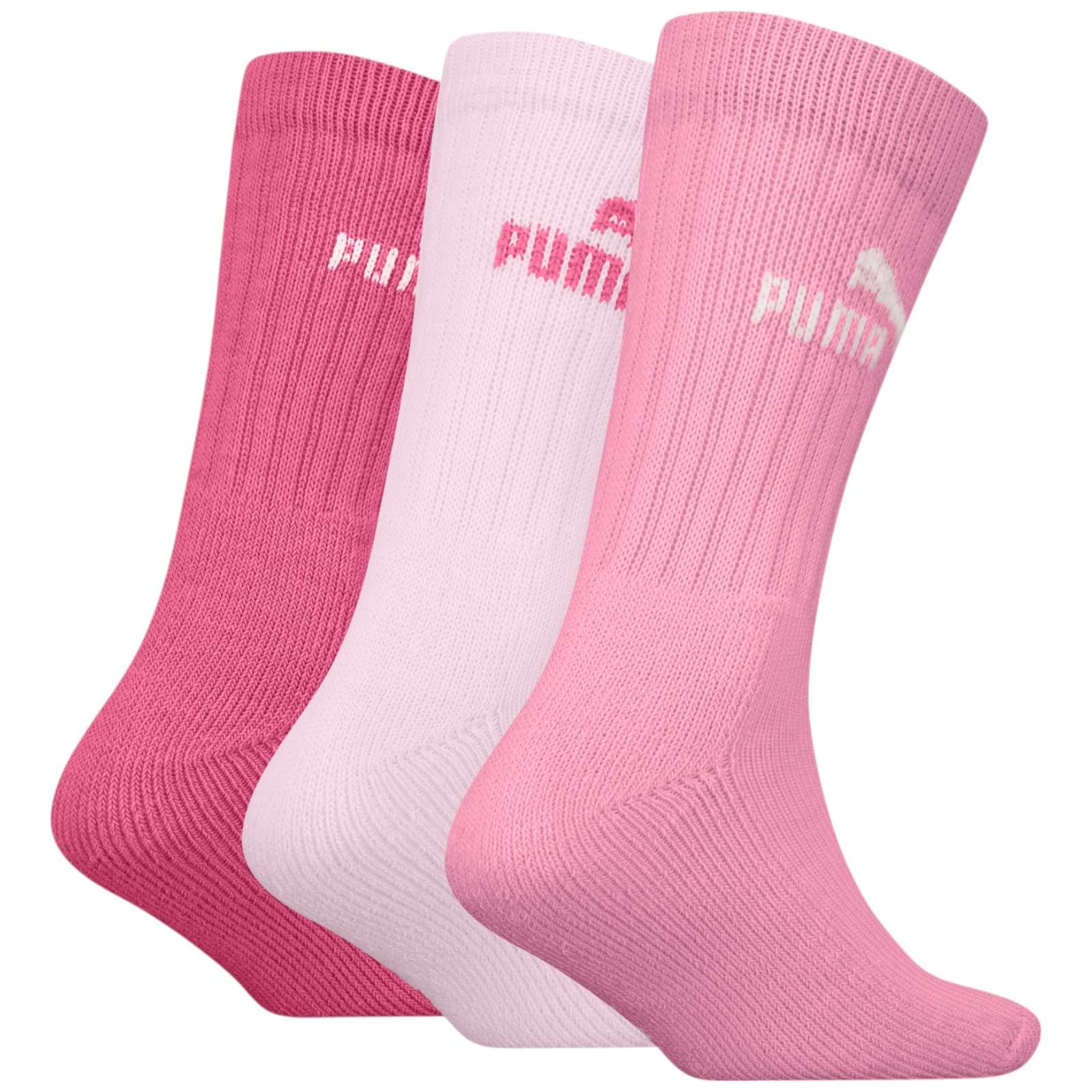 Puma Elements Kids Crew Socks 3 Pack - Image 2