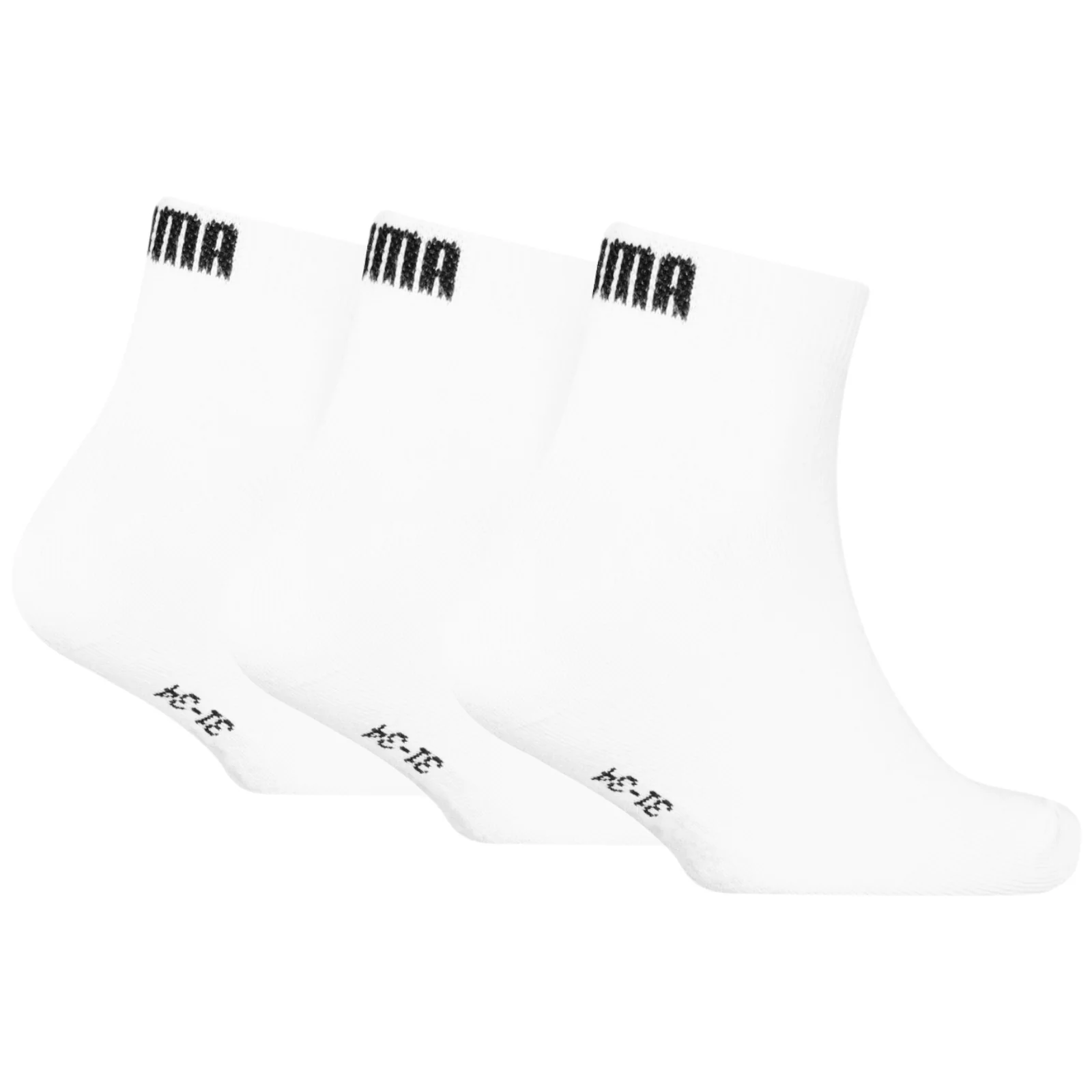 Puma Elements Kids Quarter Socks 3 Pack - Image 2