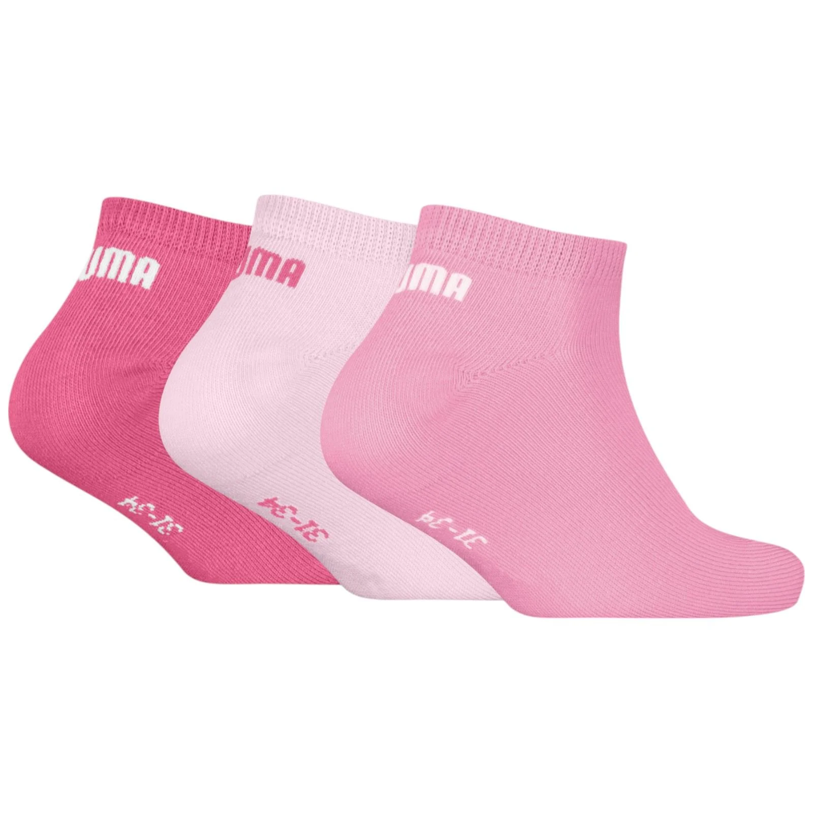 Puma Elements Kids Sneaker Socks 3 Pack - Image 2