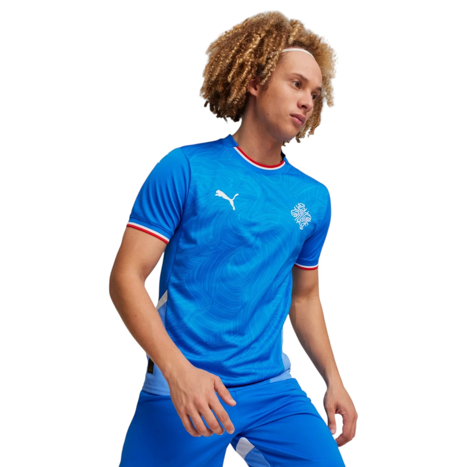 Puma Iceland 2024 National Football Mens Home Jersey