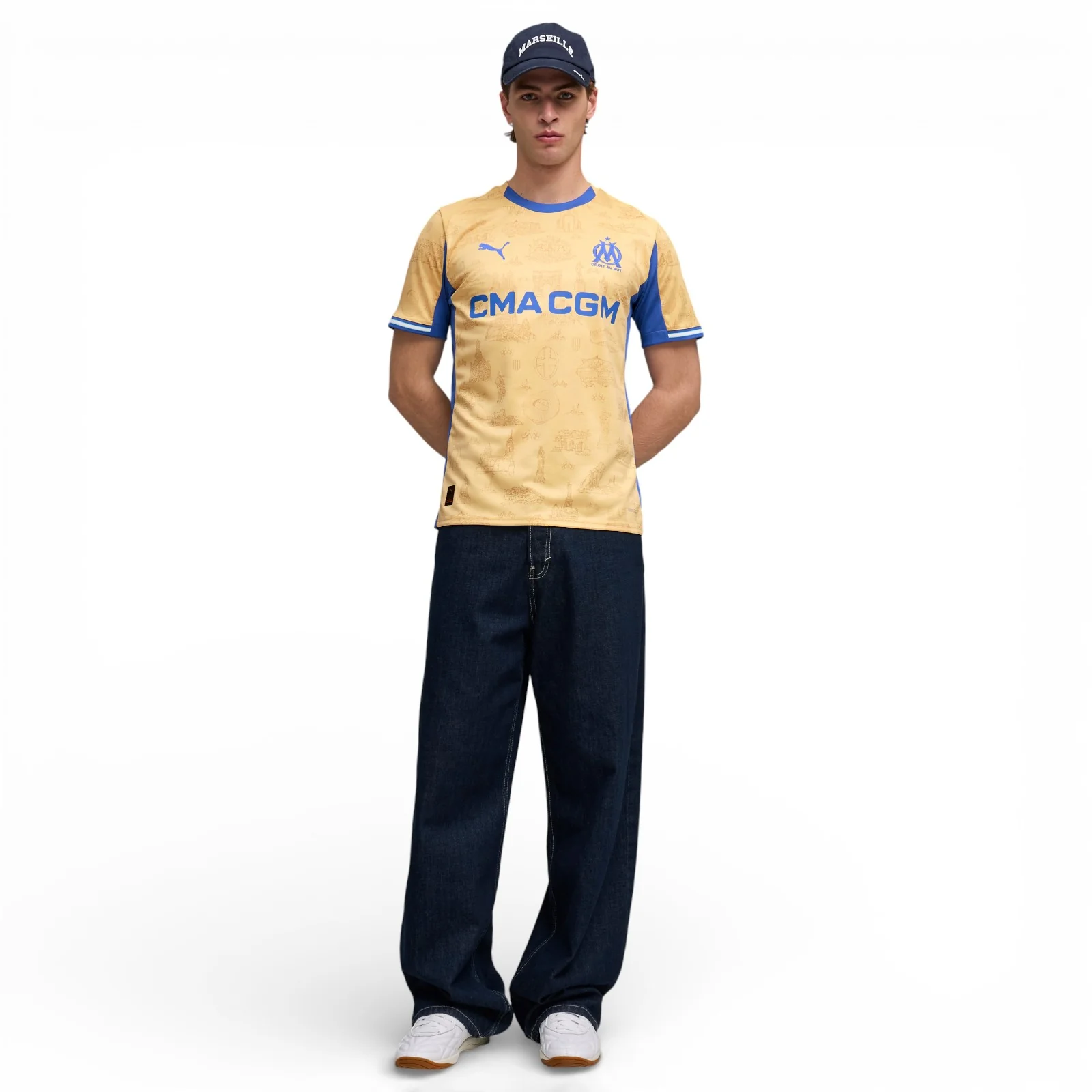 PUMA Olympique de Marseille Special Edition Adults Football Jersey - Image 7