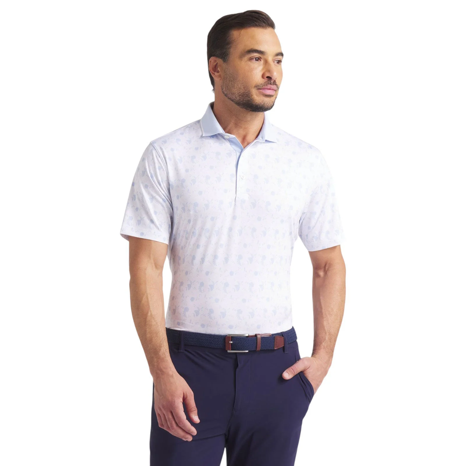 Puma MATTR Ornamental Mens Short-Sleeved Golf Polo Shirt