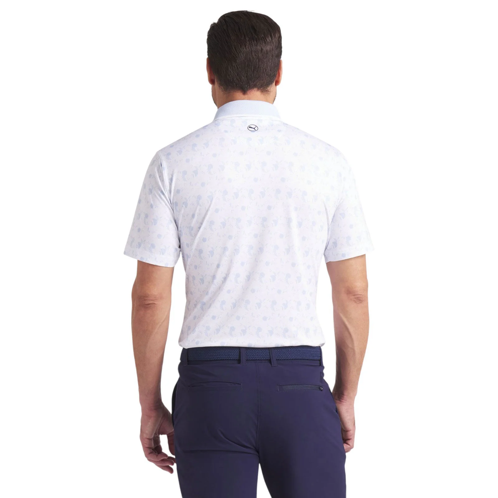 Puma MATTR Ornamental Mens Short-Sleeved Golf Polo Shirt - Image 2