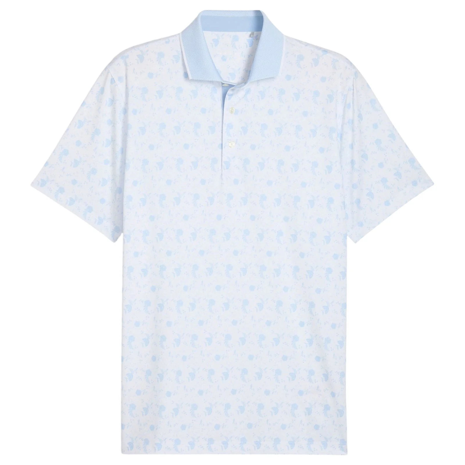 Puma MATTR Ornamental Mens Short-Sleeved Golf Polo Shirt - Image 5