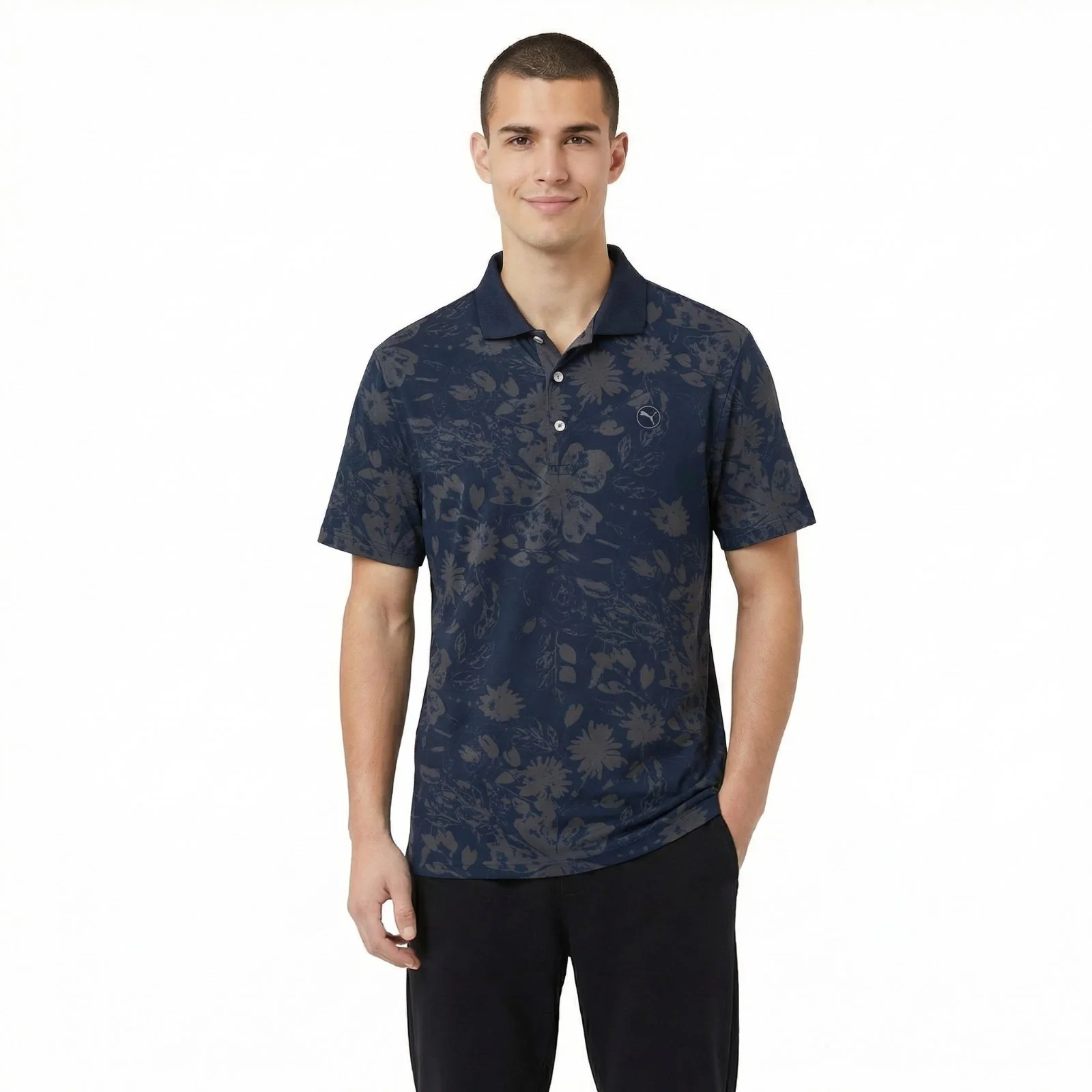 Puma Golf MATTR Rose Mens Short Sleeved Polo Shirt