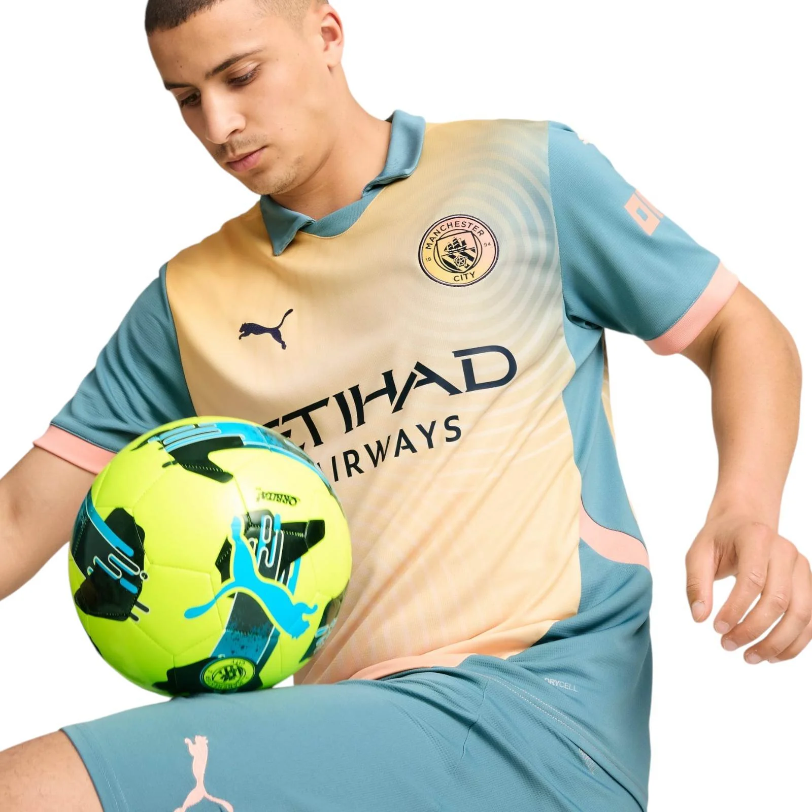 Puma Manchester City Football Club 2024/25 Short Sleeved Fourth Jersey - Image 5