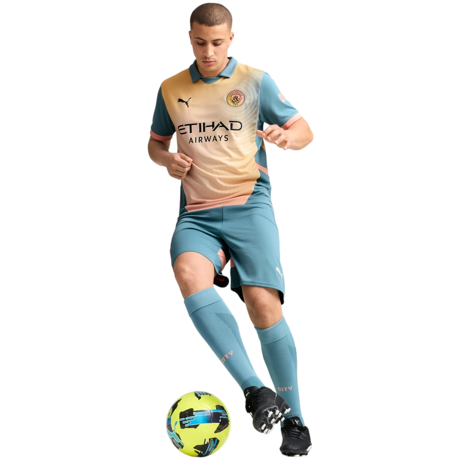 Puma Manchester City Football Club 2024/25 Short Sleeved Fourth Jersey - Image 7