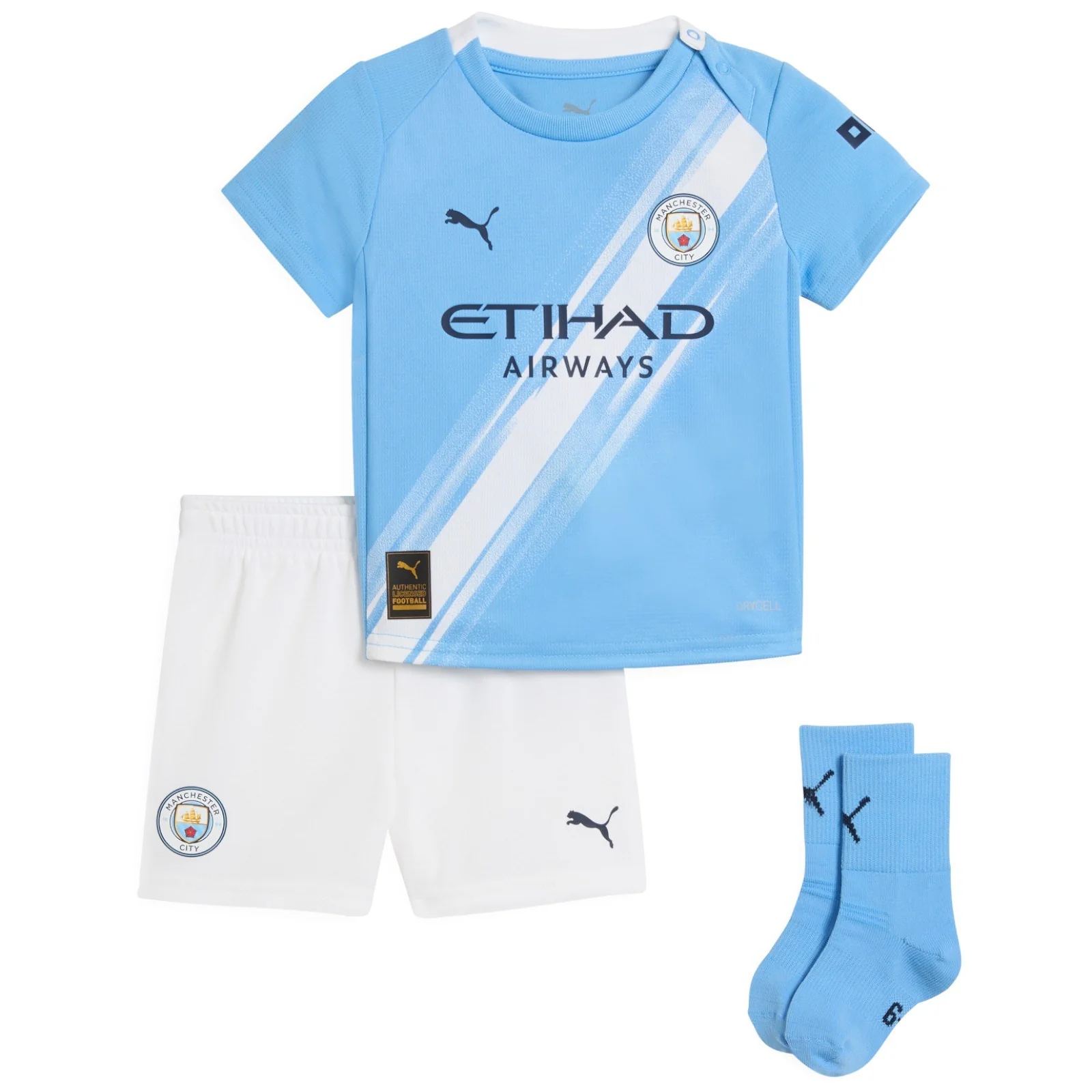Puma Manchester City Football 2025/26 Baby Home Kit