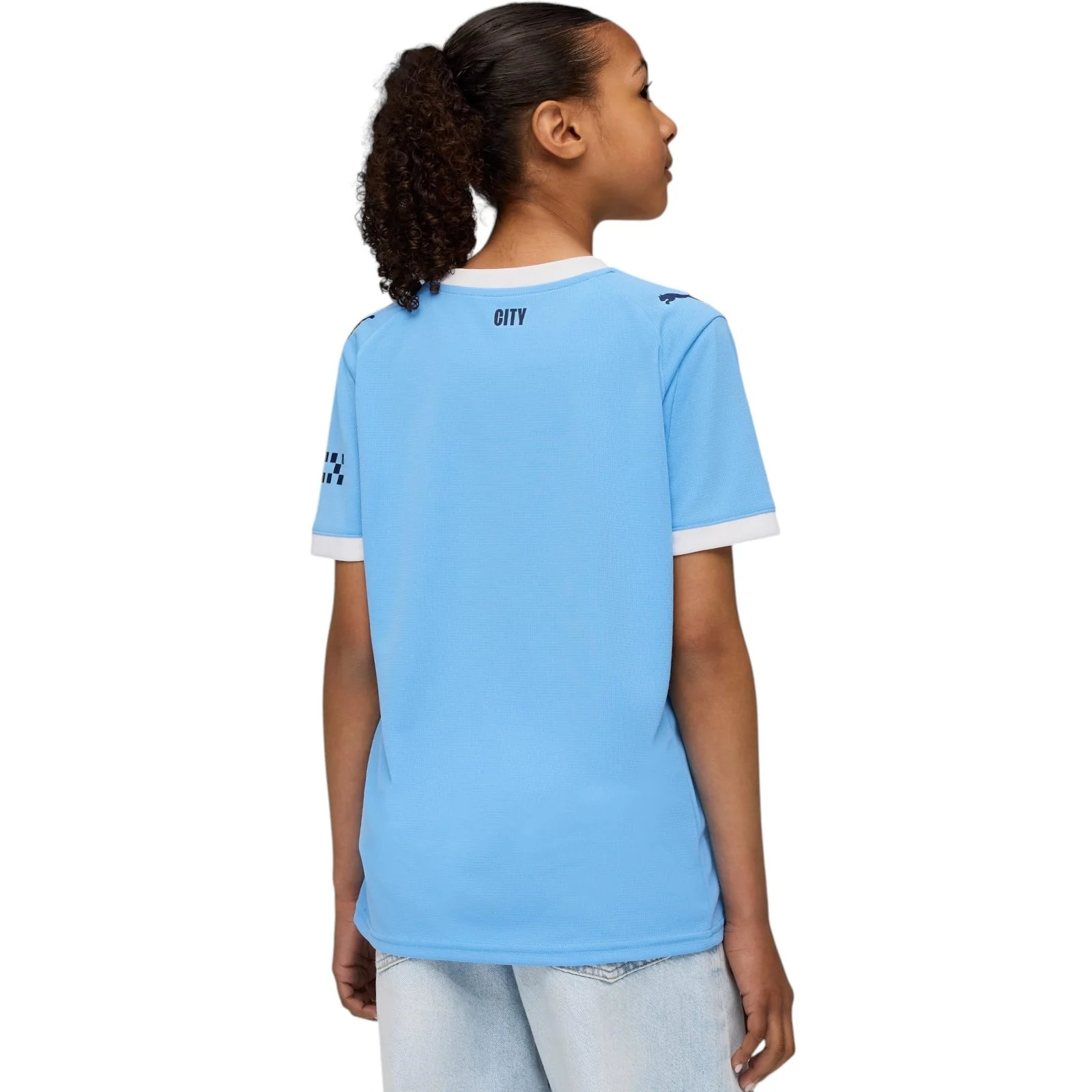 Puma Manchester City Football 2025/26 Kids Home Jersey - Image 4
