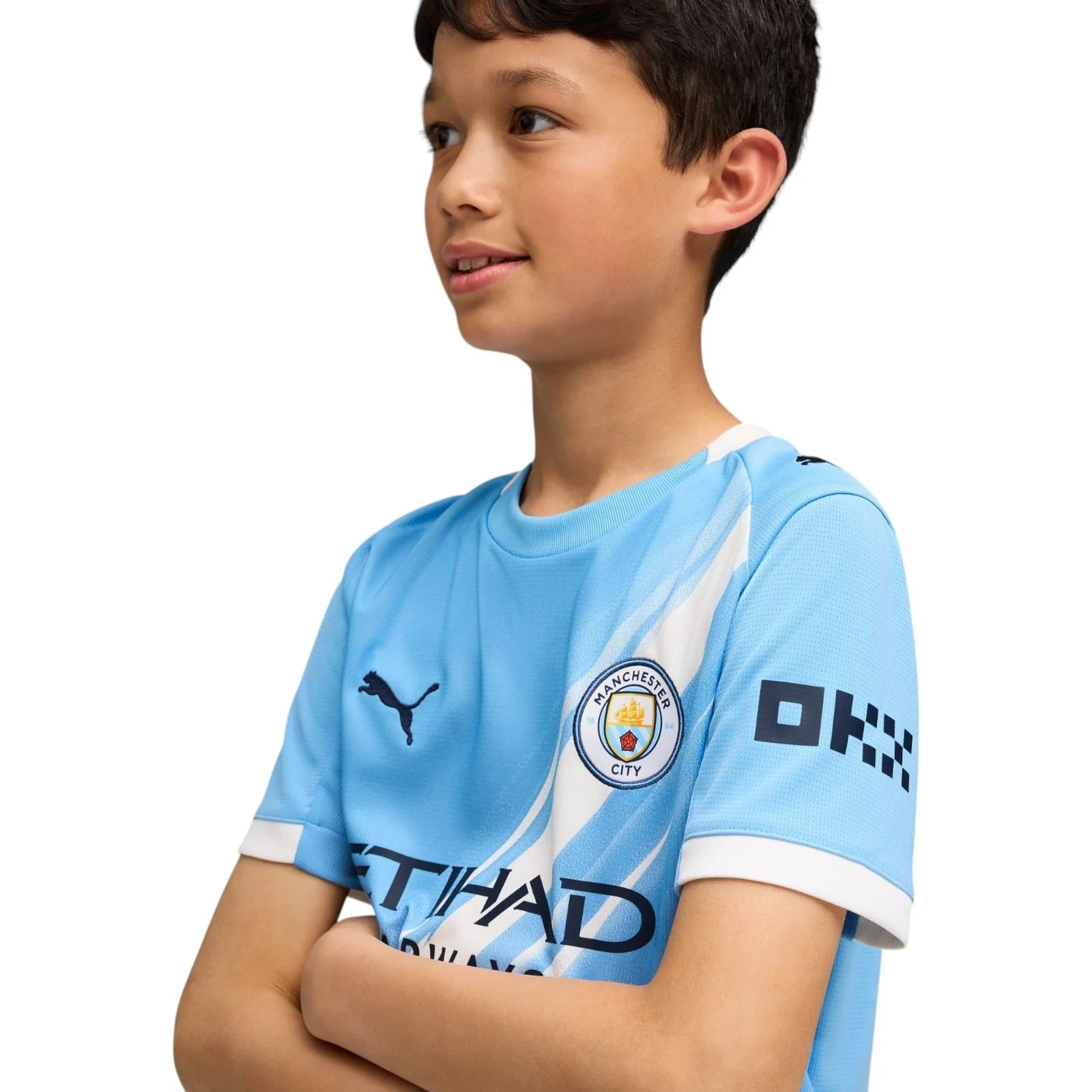 Puma Manchester City Football 2025/26 Kids Home Jersey - Image 5