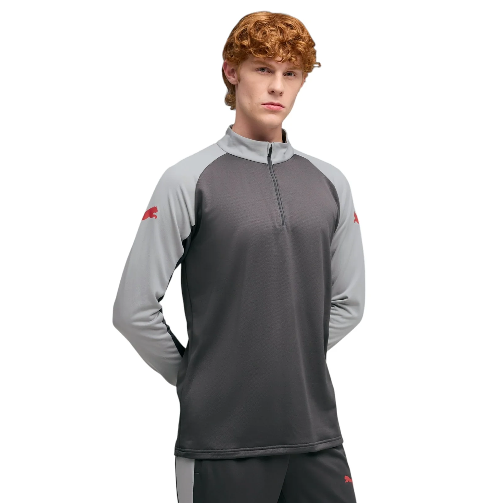 Puma IndividualLIGA Football Mens Half-Zip Training Top