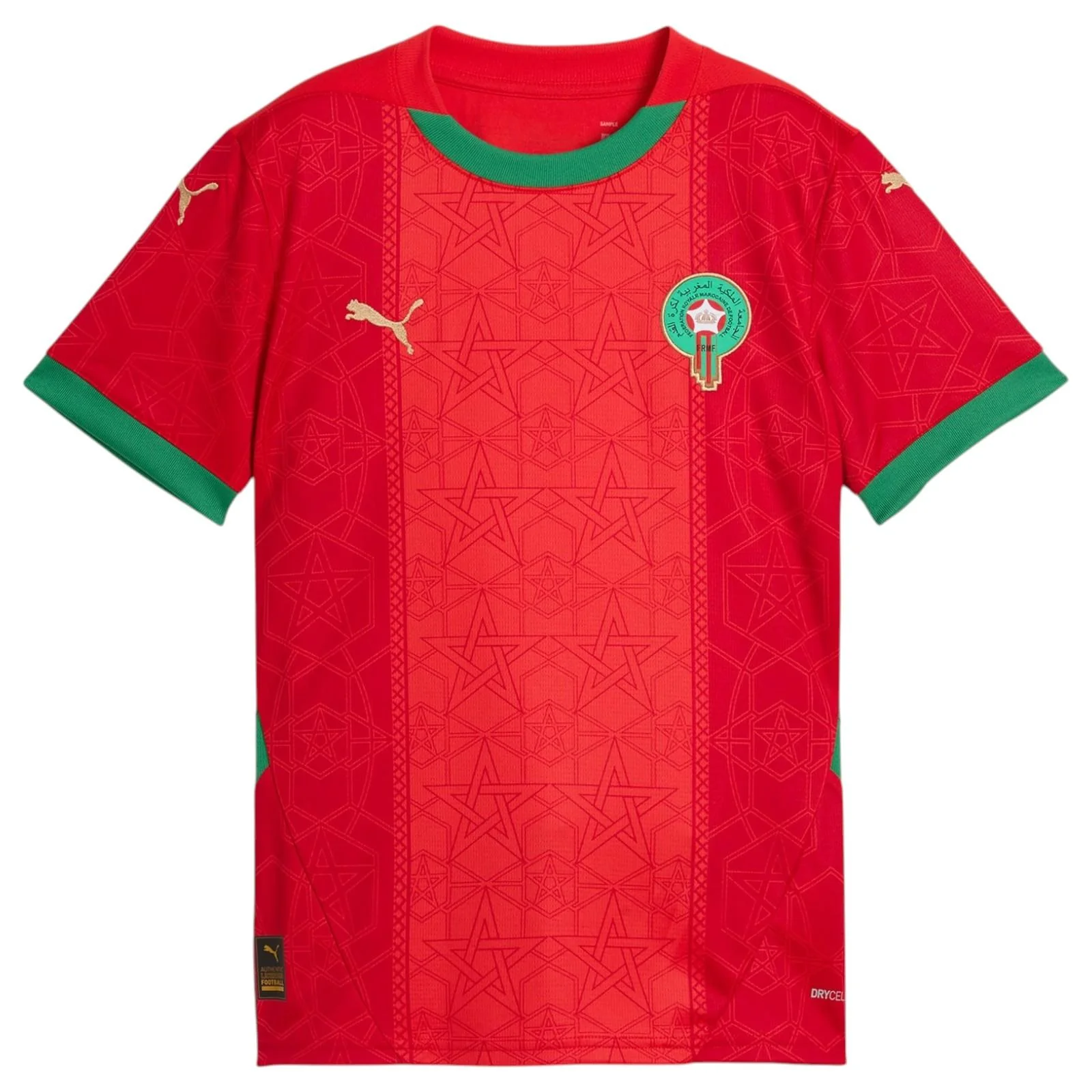 Puma Morocco 2025 Kids Regular-Fit Short Sleeved Home Jersey