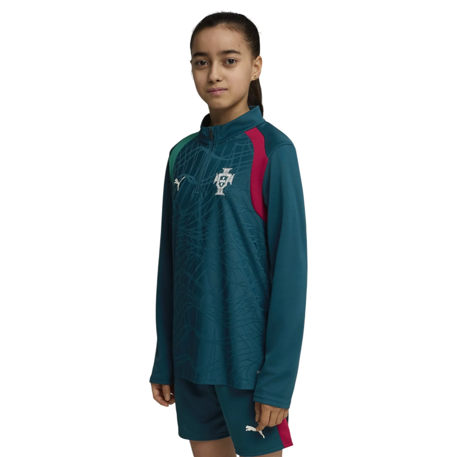 Puma Portugal Football World Cup Kids Training Half-Zip