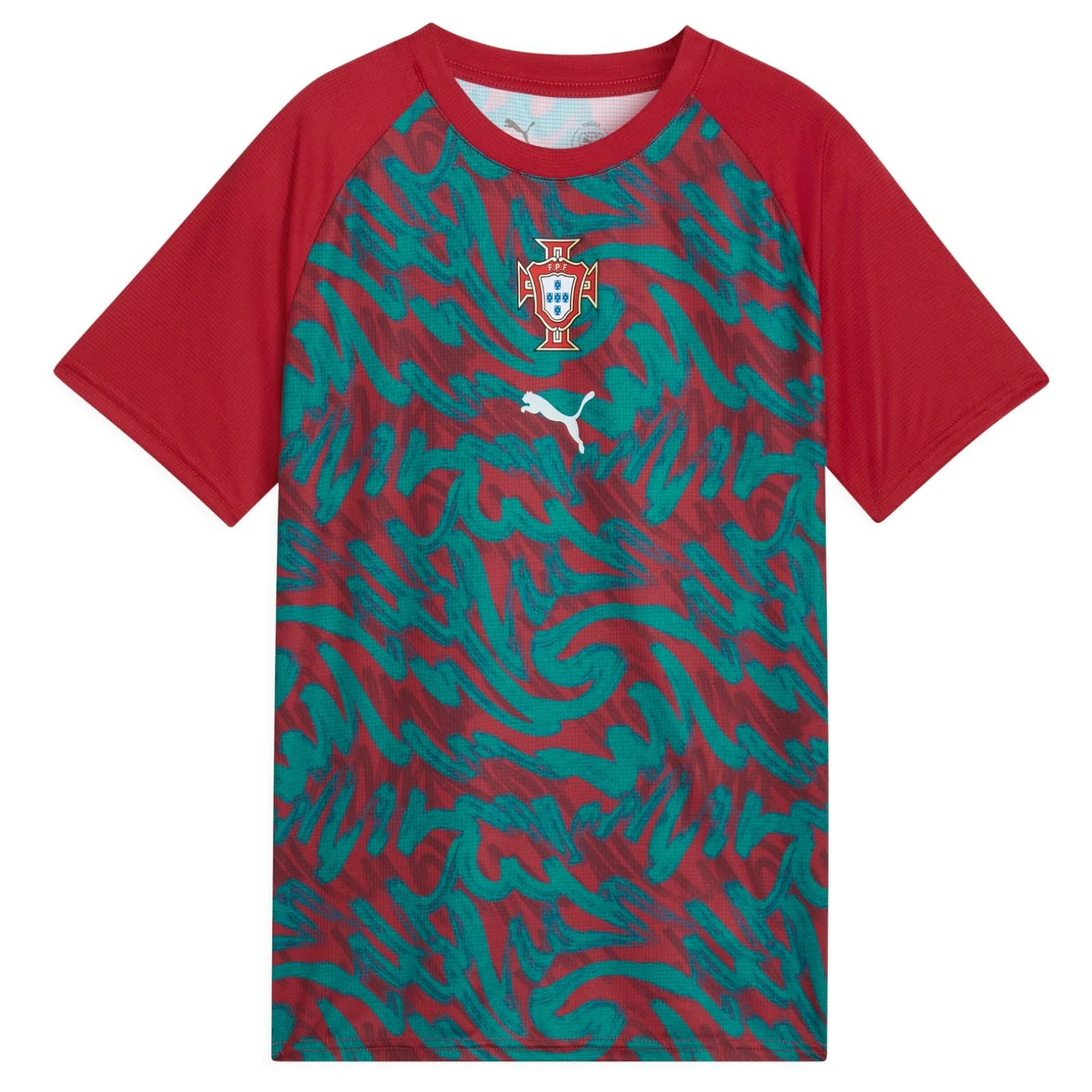 Puma Portugal Football World Cup 2026 Kids Warmup Jersey