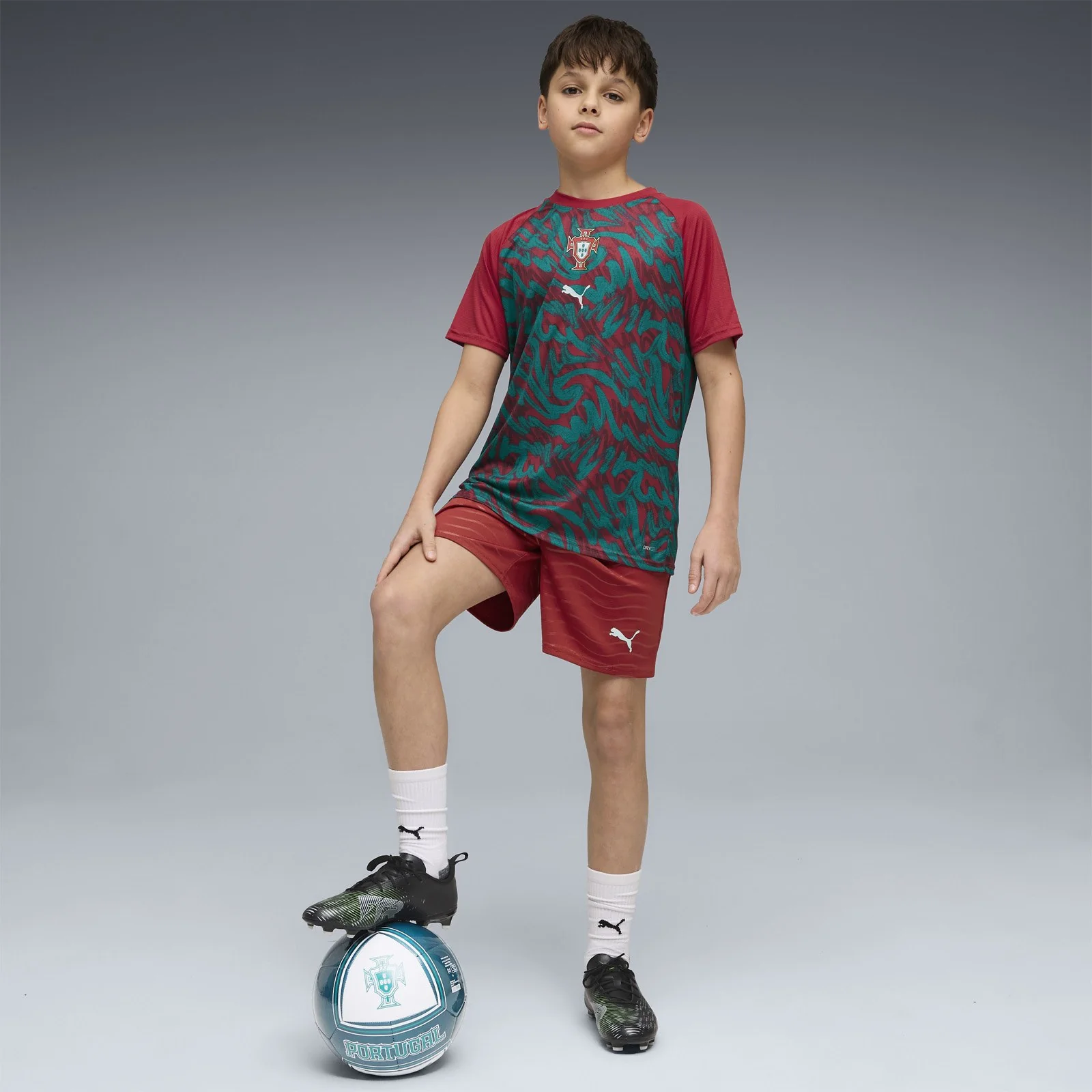 Puma Portugal Football World Cup 2026 Kids Warmup Jersey - Image 6