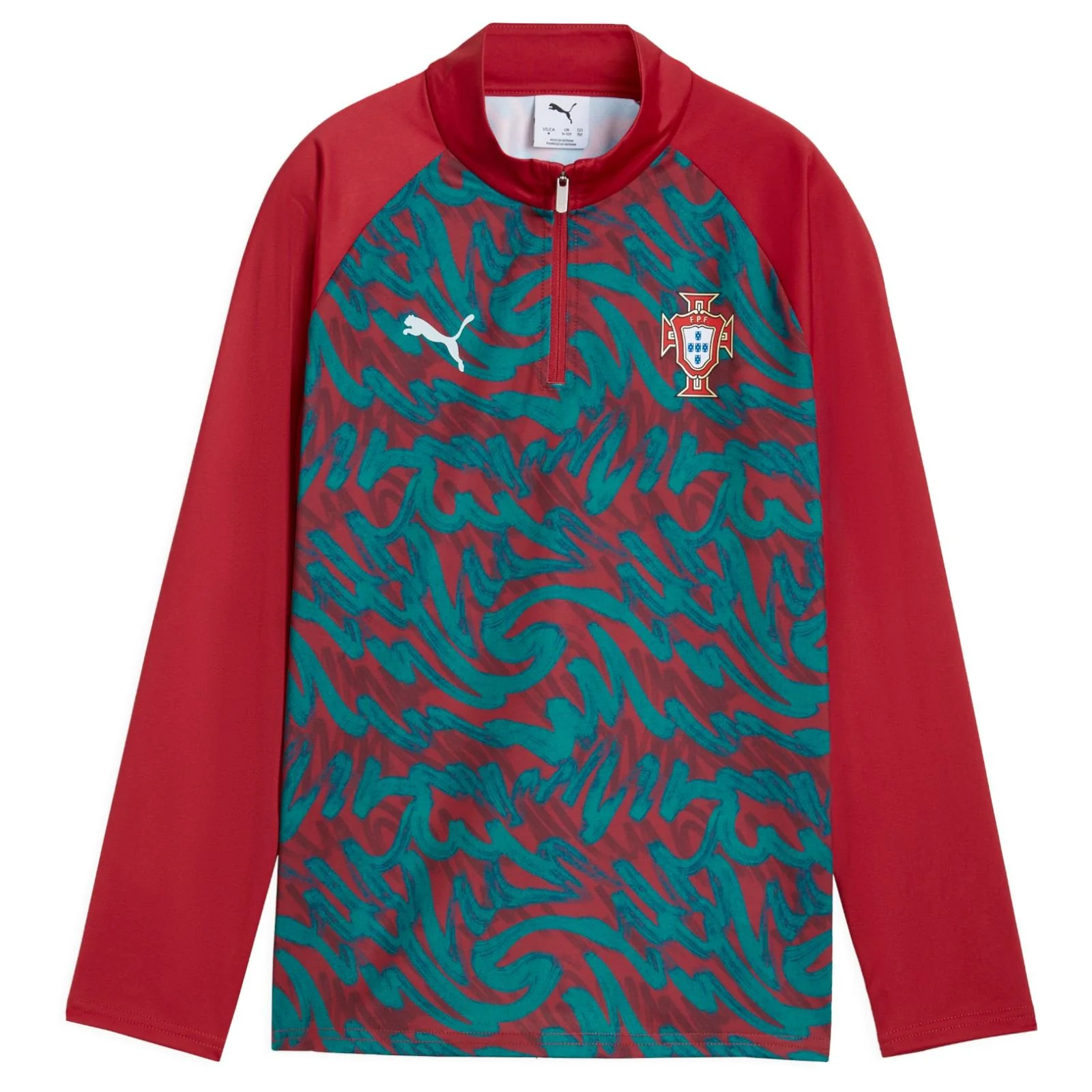 Puma Portugal Football World Cup 2026 Kids Warmup Half-Zip - Image 5