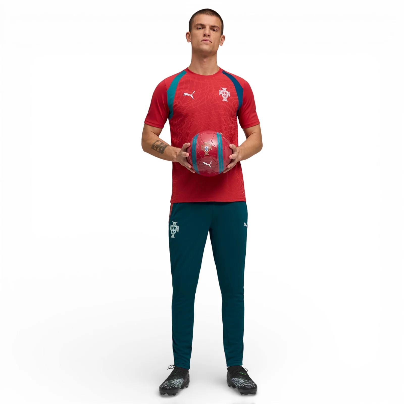 Puma Portugal Football World Cup Mens Slim Training Pants - Image 5