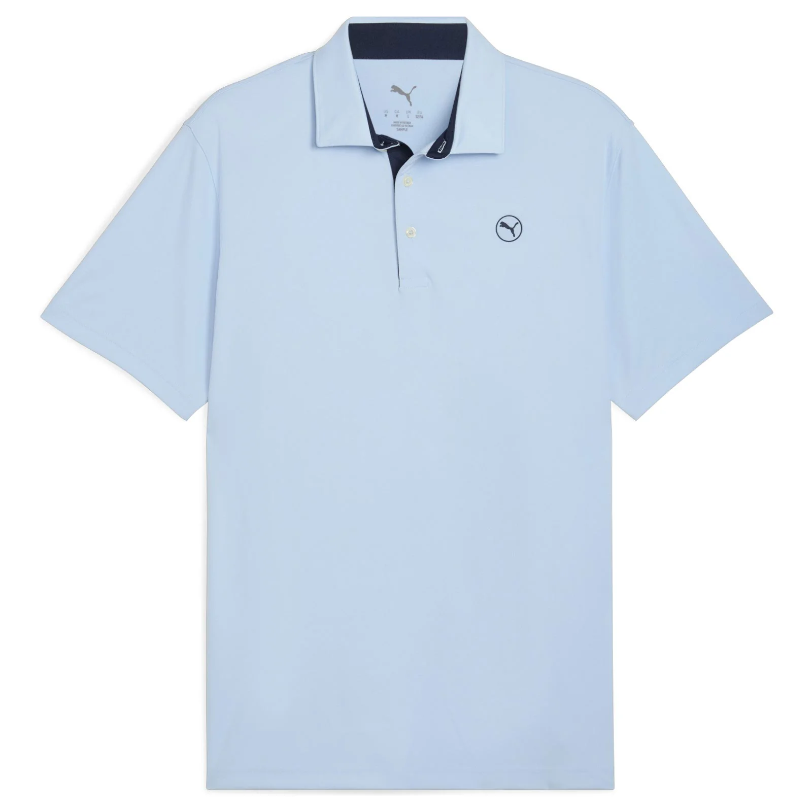 Puma Pure 2.0 Mens Short-Sleeve Golf Polo Shirt - Image 3