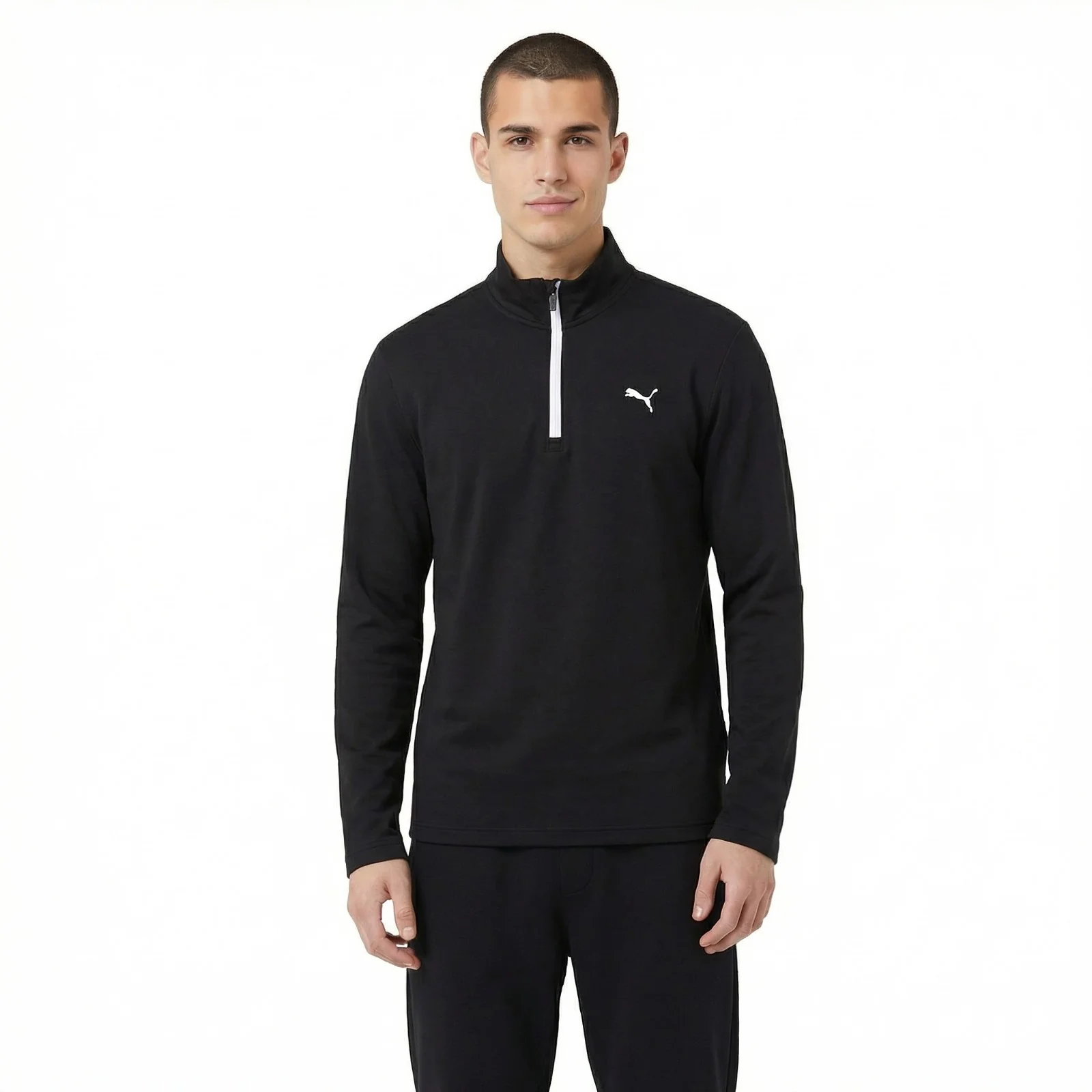 Puma Pure 3.0 Mens Regular-Fit Half-Zip Golf Jacket