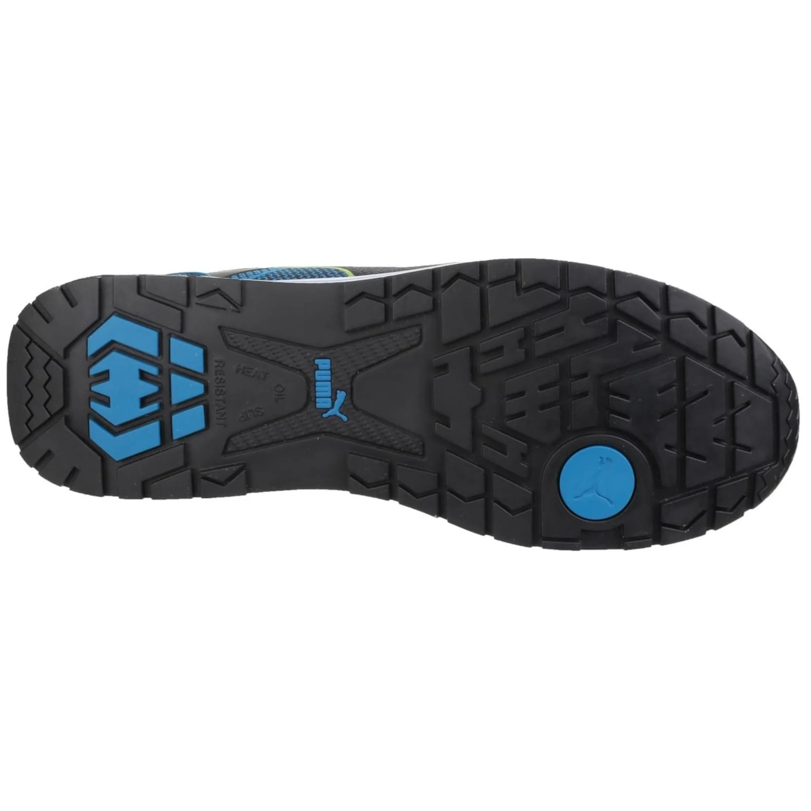 Puma Safety Mens Blaze Knit Low Safety Shoe Blue - Image 2