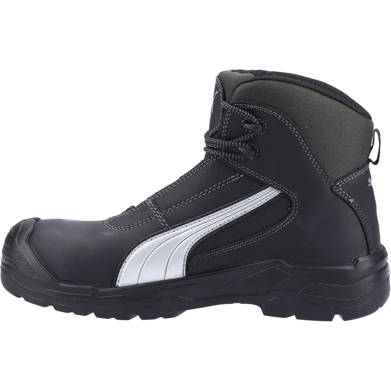 Puma Safety Mens Cascades Mid S3 Safety Boot Black - Image 3