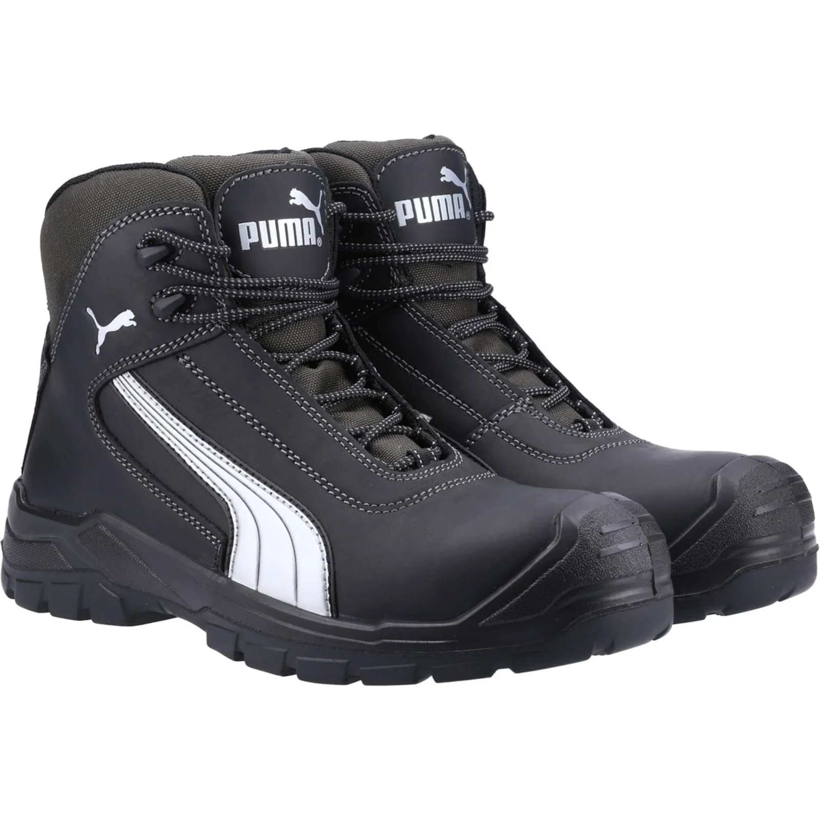 Puma Safety Mens Cascades Mid S3 Safety Boot Black - Image 5