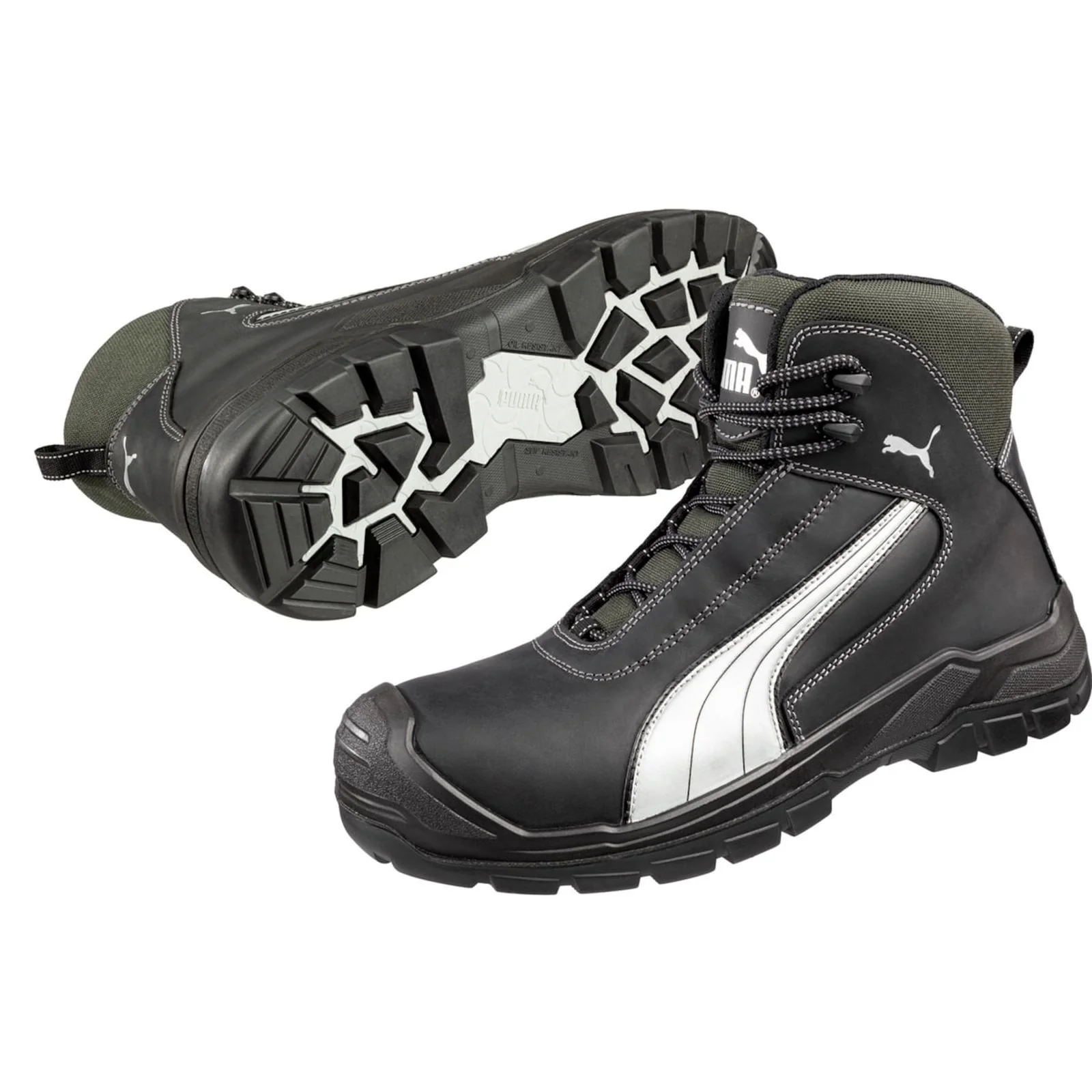 Puma Safety Mens Cascades Mid S3 Safety Boot Black - Image 6