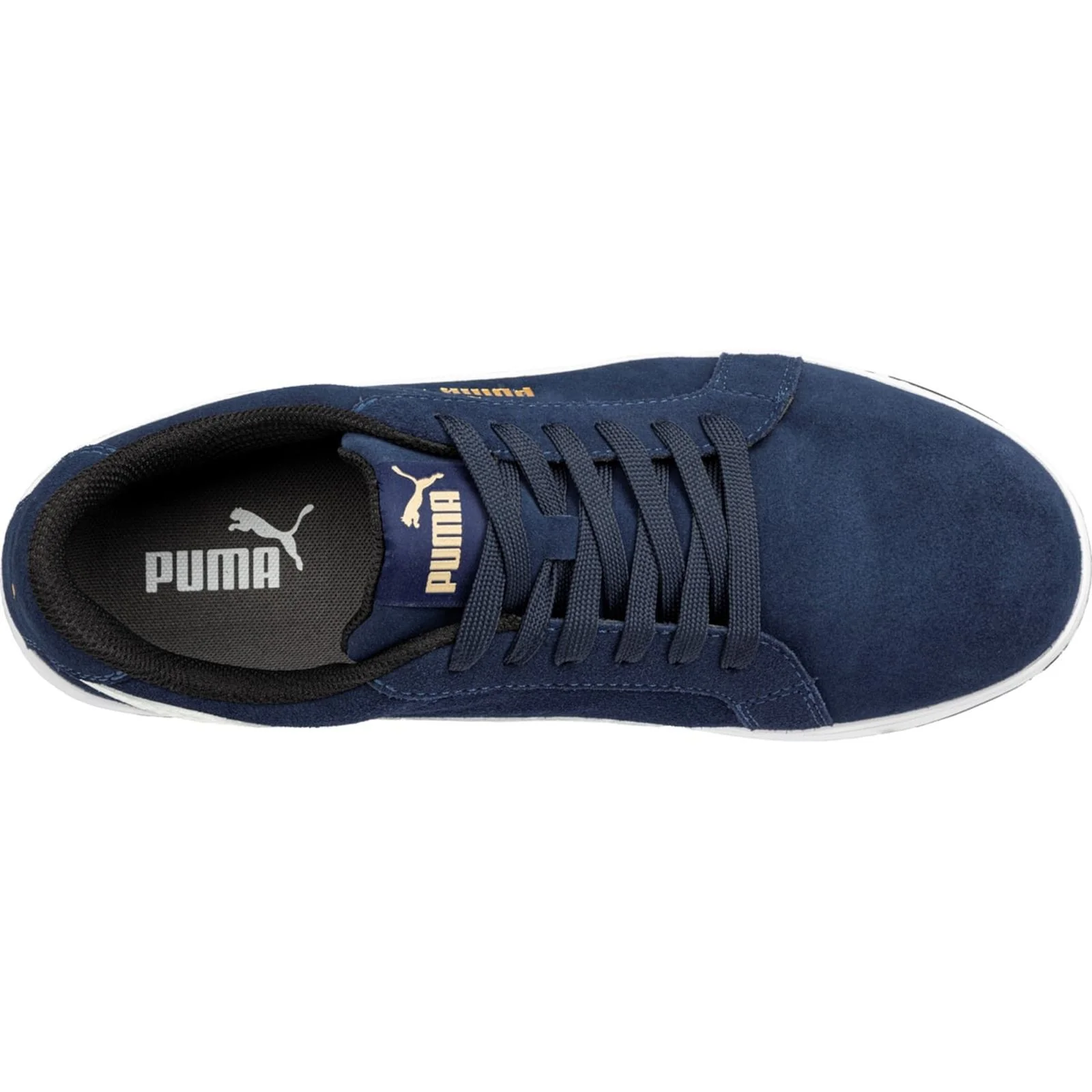 Puma Safety Mens Iconic Low Safety Shoes Navy - Image 2