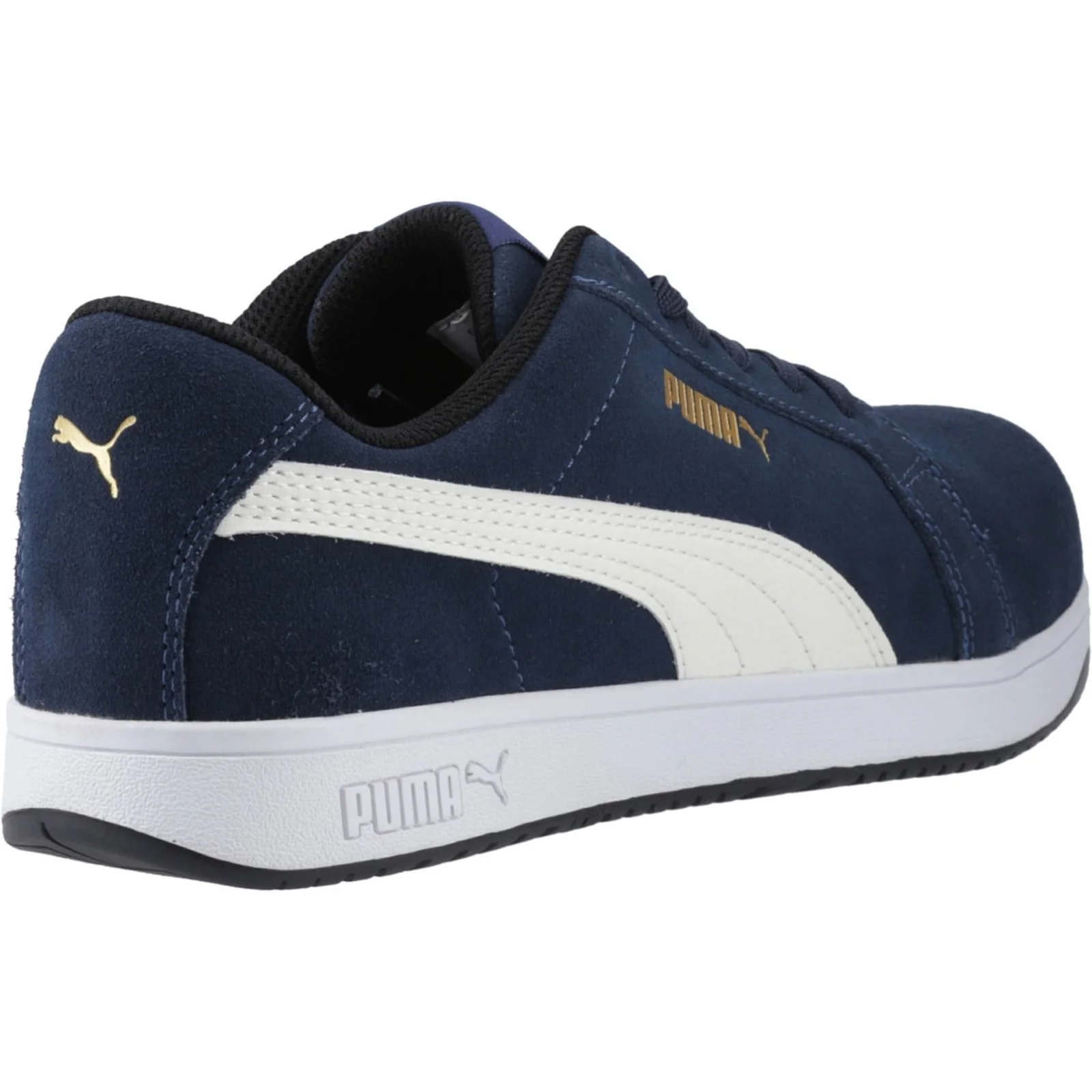 Puma Safety Mens Iconic Low Safety Shoes Navy - Image 4