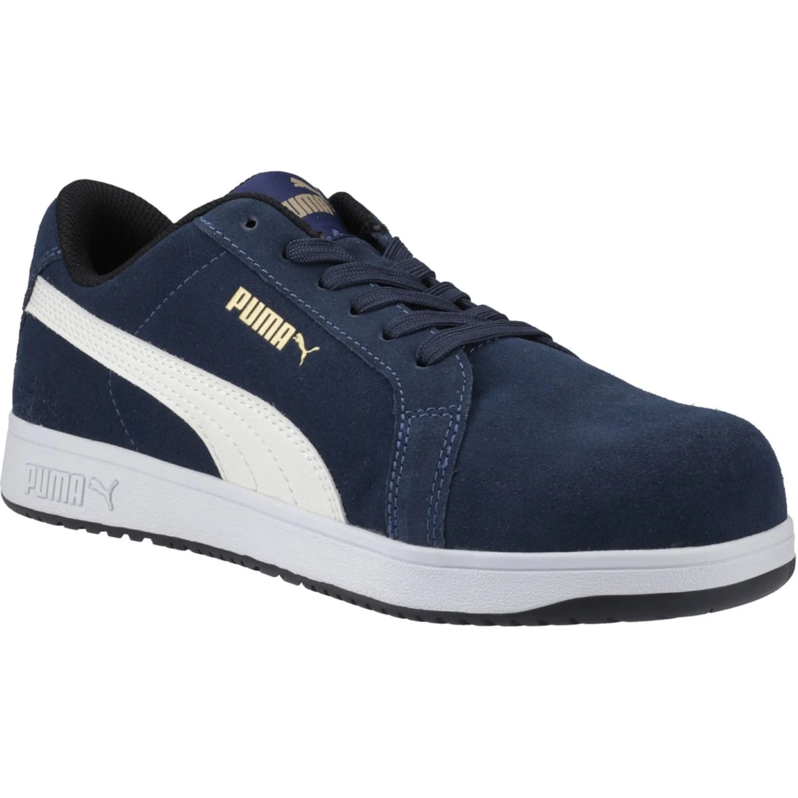 Puma Safety Mens Iconic Low Safety Shoes Navy - Image 6