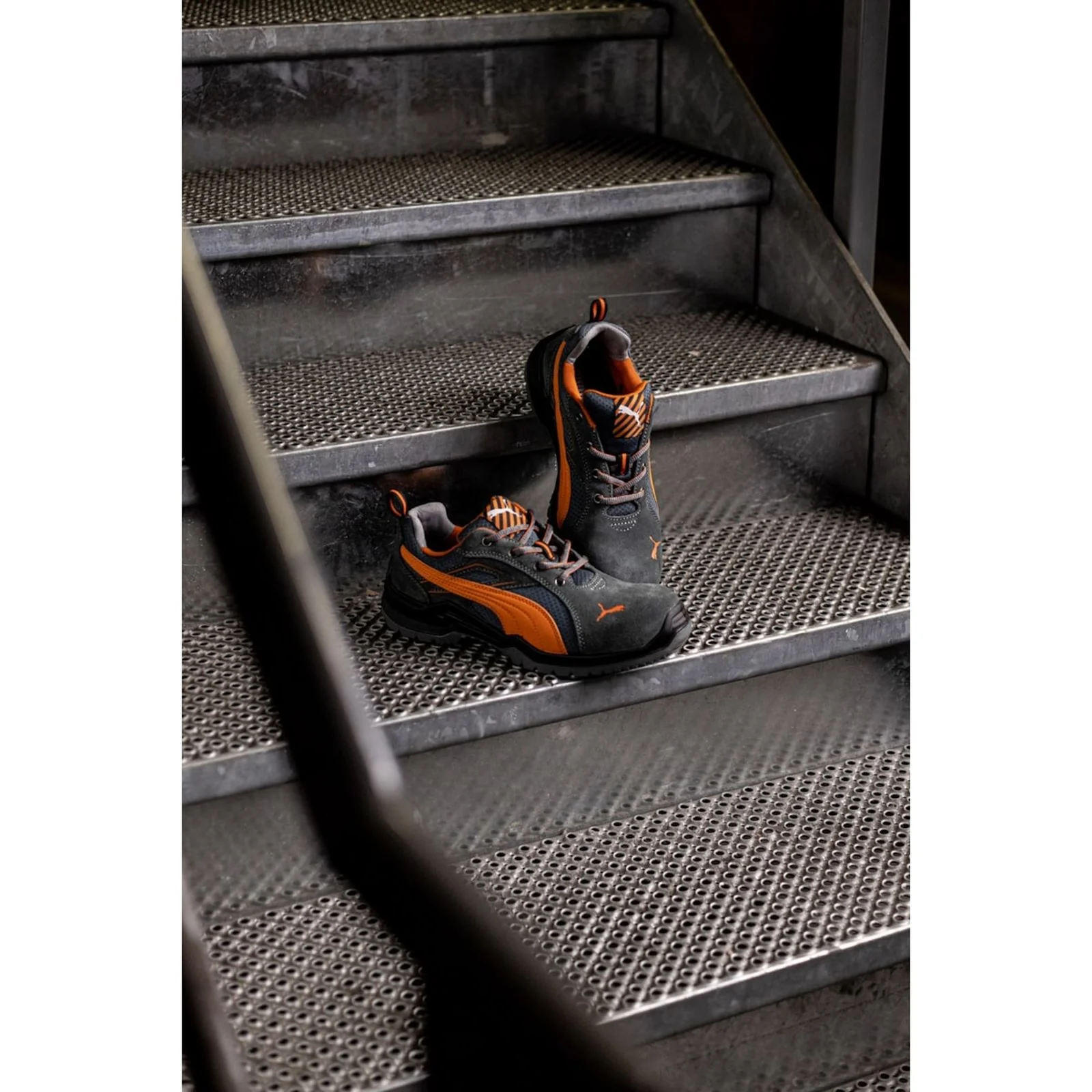 Puma Safety Mens Omni Flash Low Safety Trainer Orange - Image 6