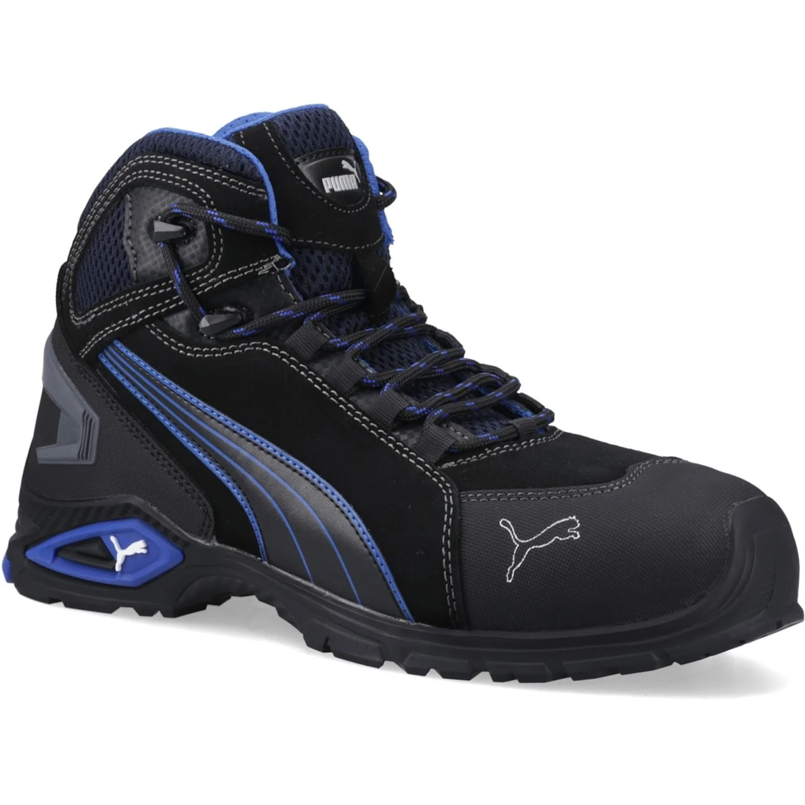Puma Safety Mens Rio Mid Lace-up Safety Boot Black