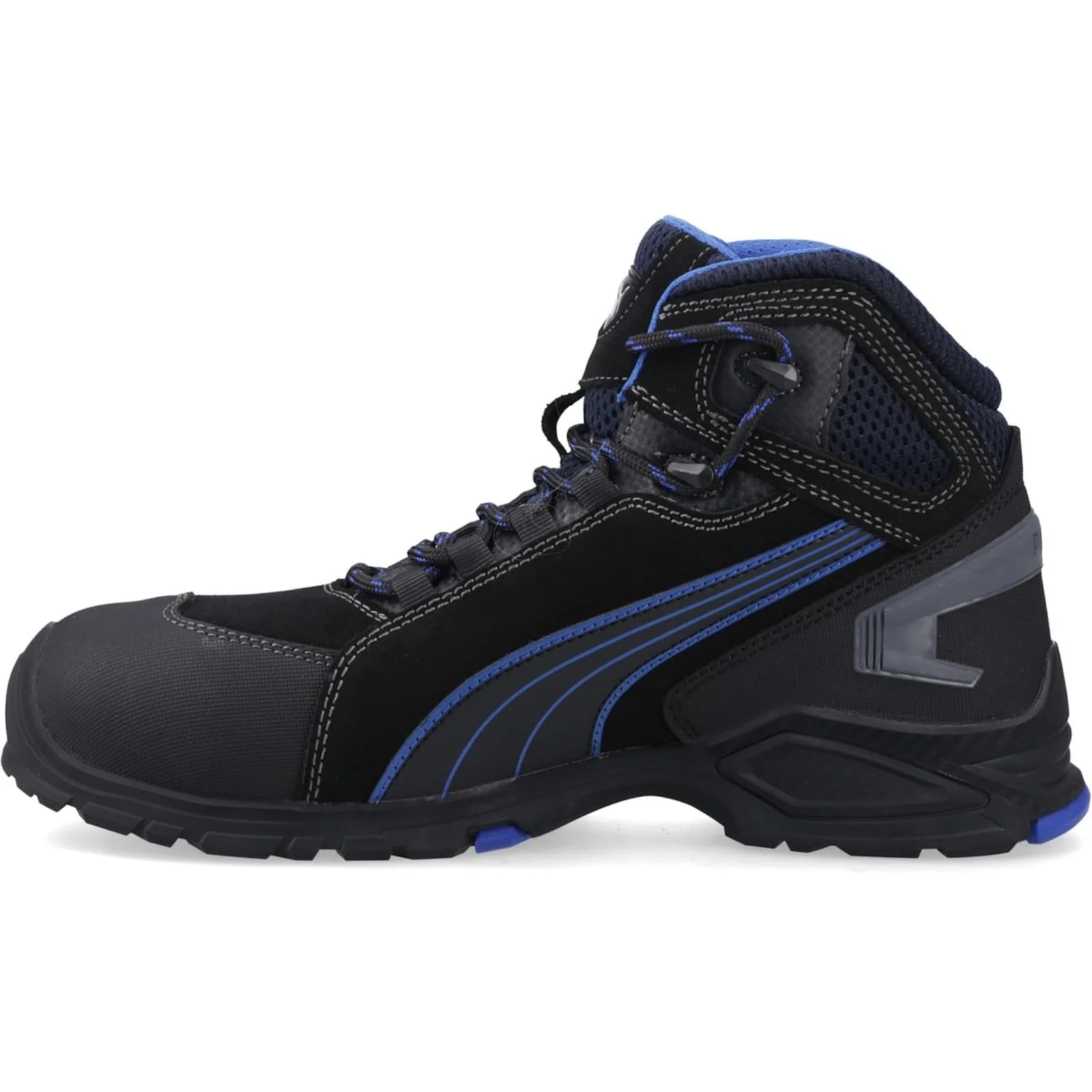Puma Safety Mens Rio Mid Lace-up Safety Boot Black - Image 2