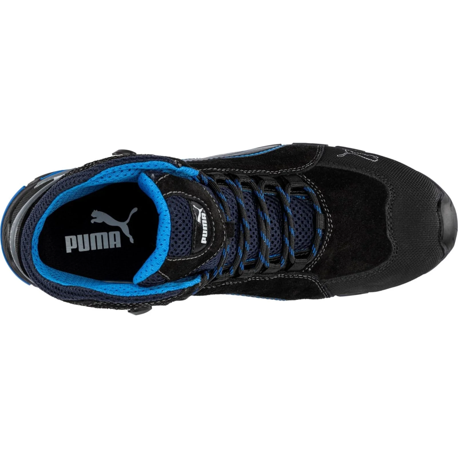 Puma Safety Mens Rio Mid Lace-up Safety Boot Black - Image 3