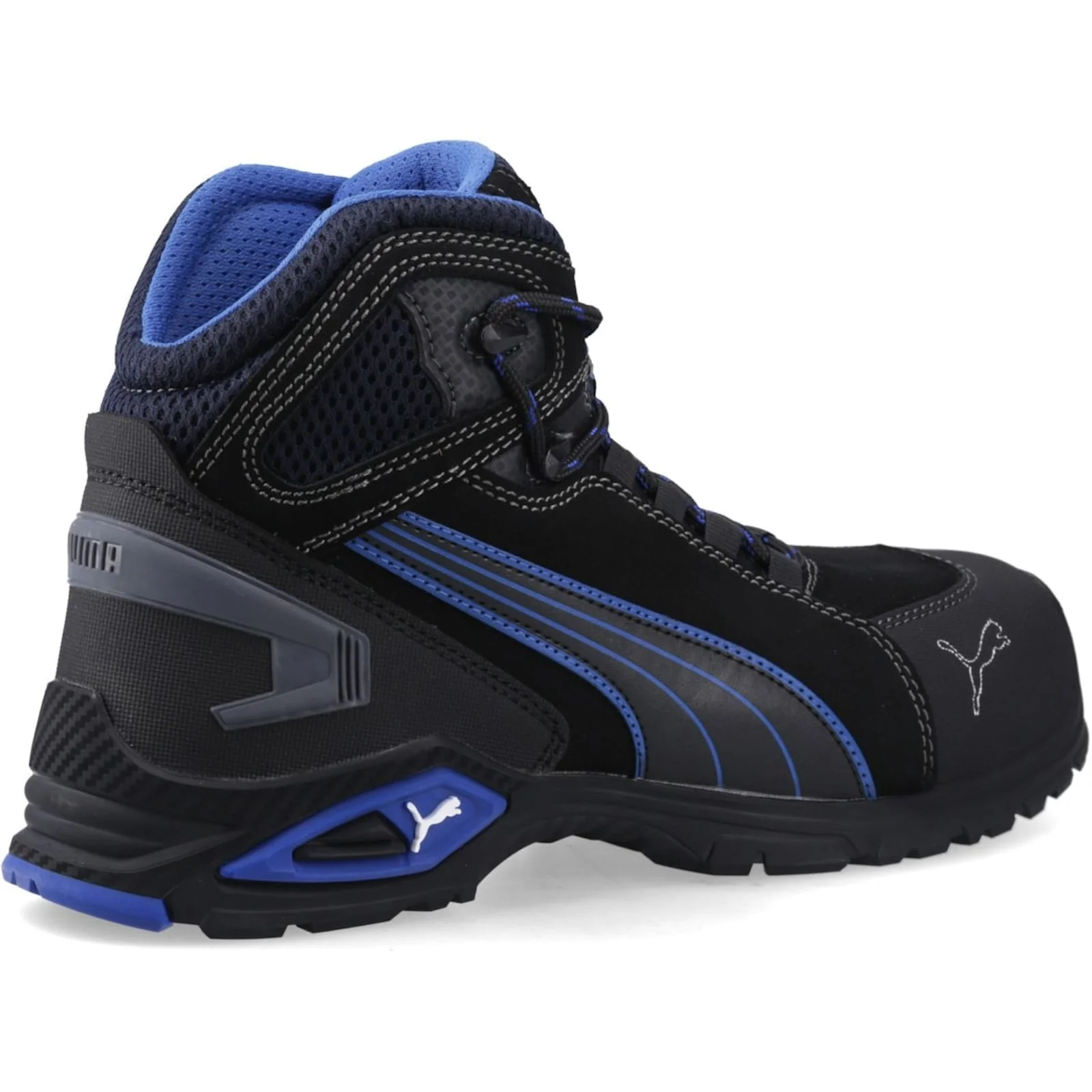 Puma Safety Mens Rio Mid Lace-up Safety Boot Black - Image 5