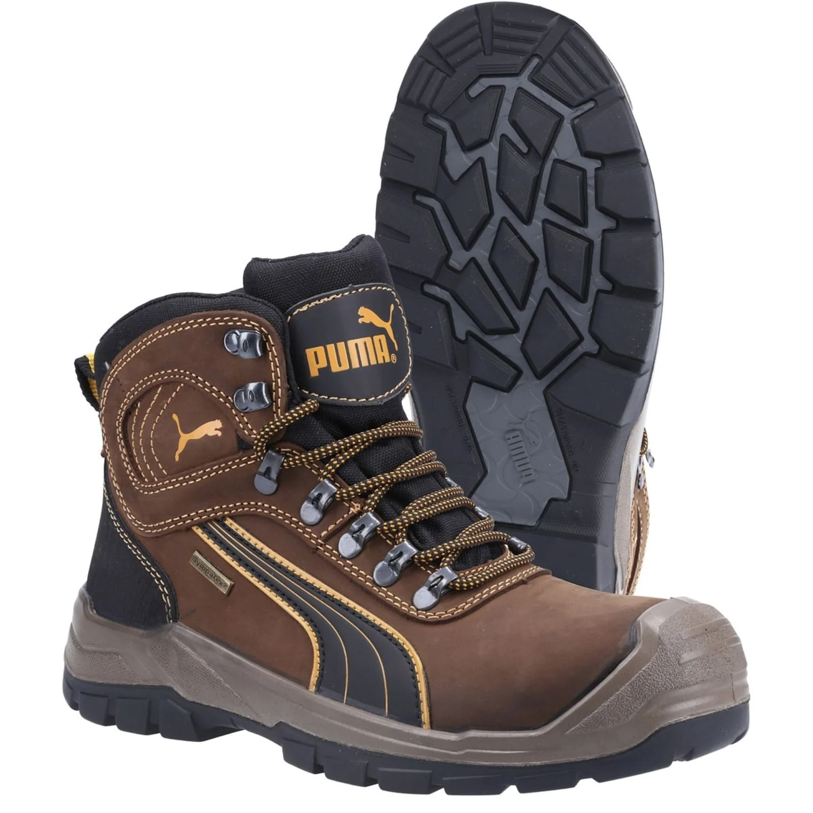 Puma Safety Mens Sierra Nevada Mid Safety Boot Brown - Image 3