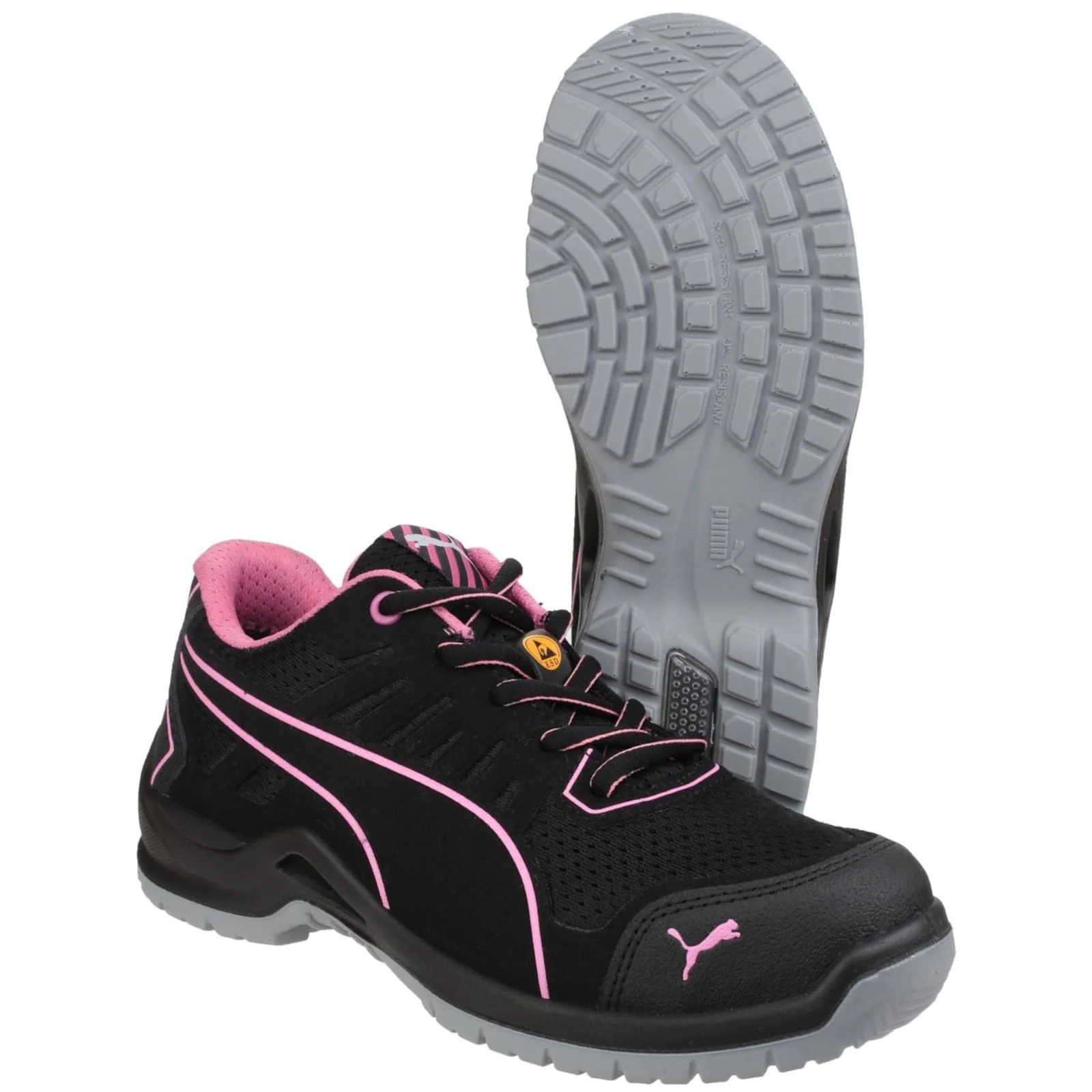 Puma Safety Womens Fuse Tech Lightweight Ladies Safety Trainer Black - Image 4