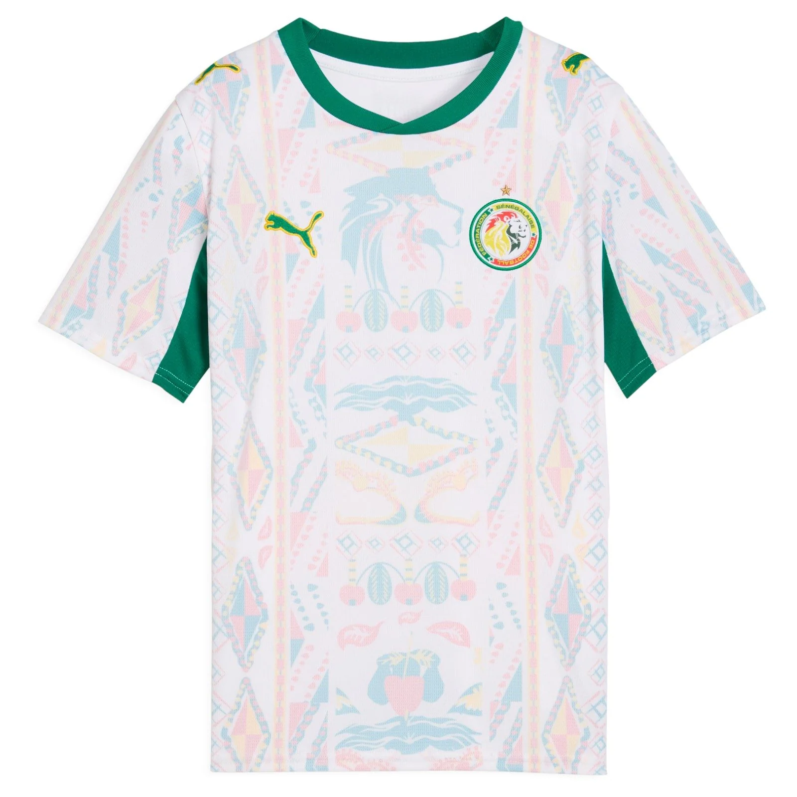 Puma Senegal Football World Cup 2026 Kids Home Jersey