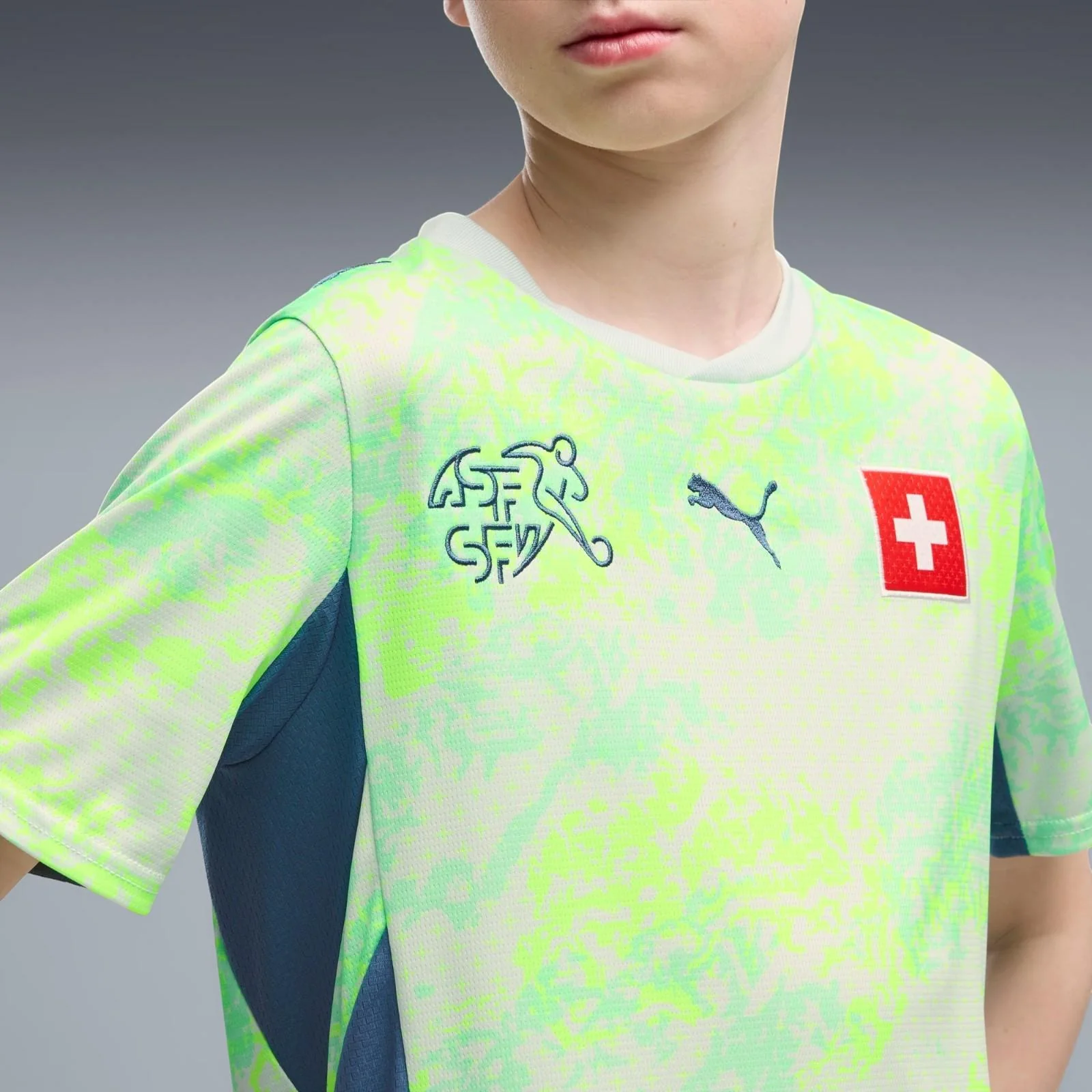 Puma Switzerland Football World Cup 2026 Kids Away Jersey - Image 5