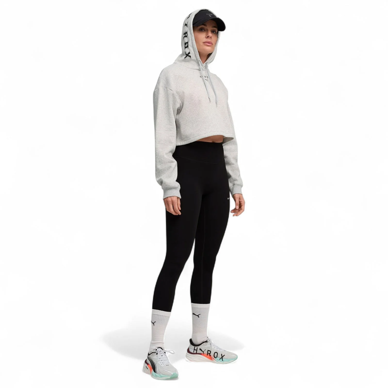 Puma X HYROX Heavyweight Womens Fleece Hoodie - Image 3