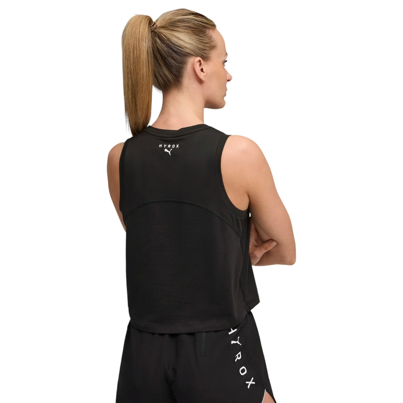 Puma X HYROX CLOUDSPUN ThermoAdapt Womens Crop Tank Top - Image 2
