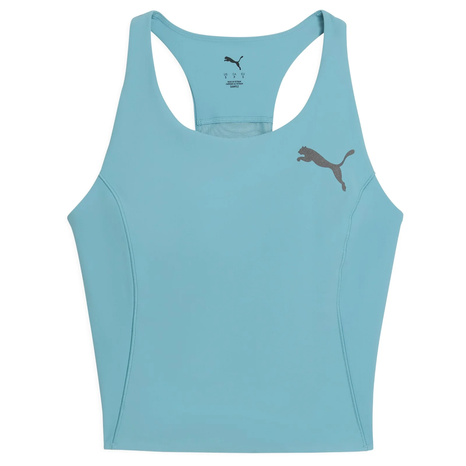 Puma Lightspeed Womens Tight-Fit Crop Top Running Tank - Image 5