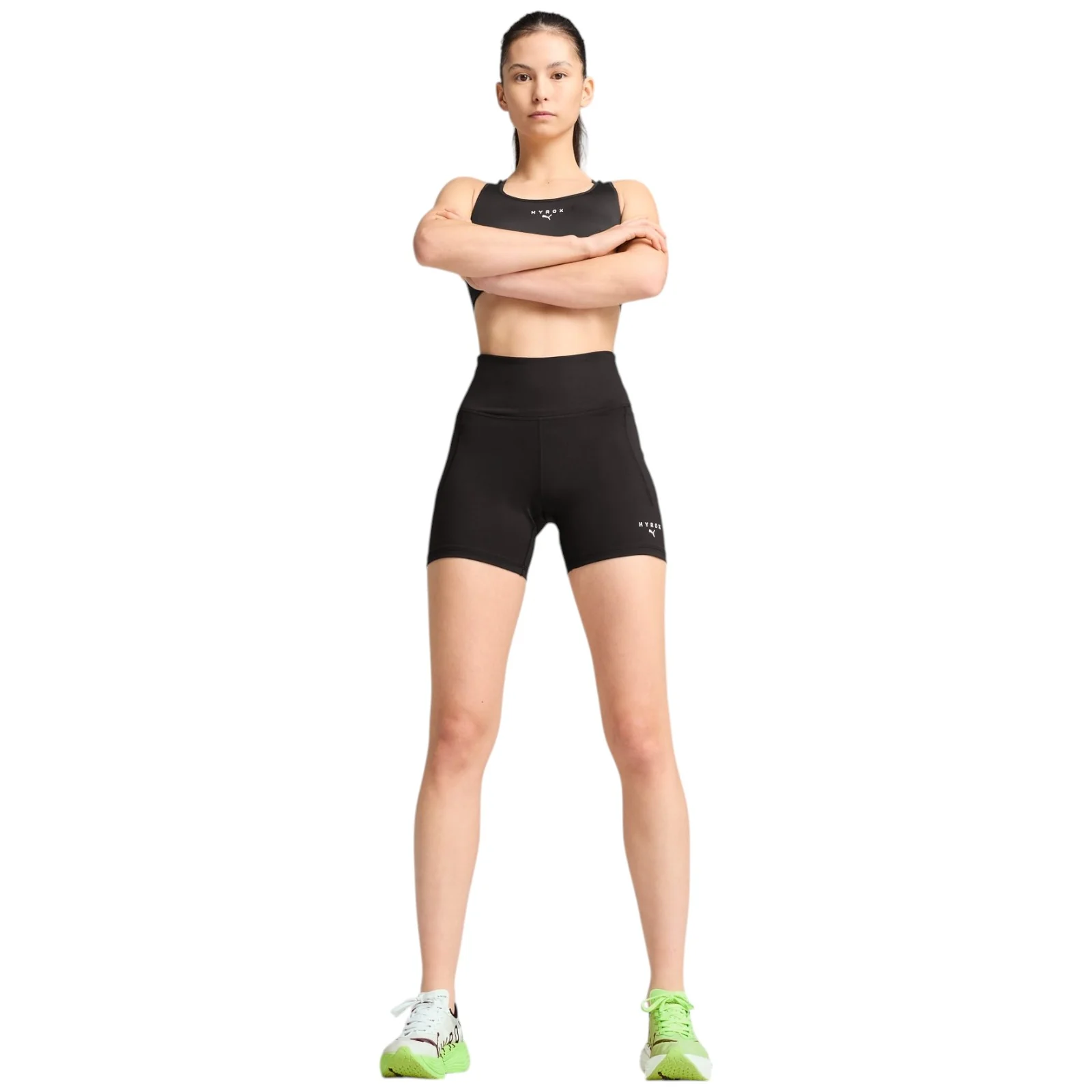 Puma x Hyrox Cloudspun Womens 3" High-Rise Training Short - Image 8