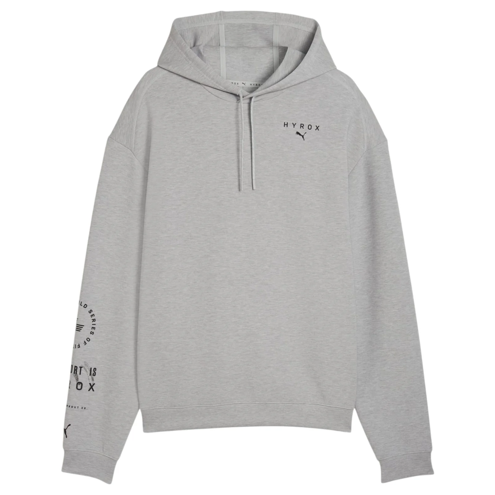 Puma x Hyrox Cloudspun Mens Regular-Fit Overhead Hoodie - Image 5