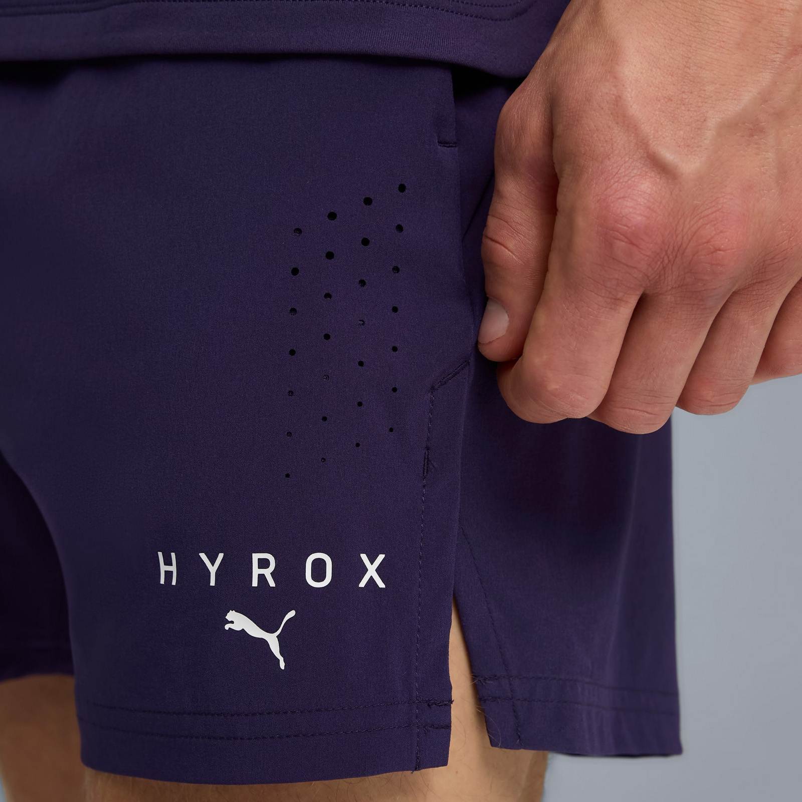 Puma X Hyrox DRYELITE Mens Performance-Fit 5-Inch Shorts - Image 3