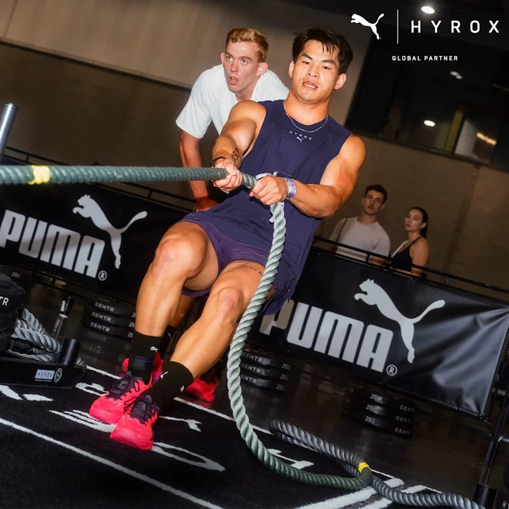Puma X Hyrox DRYELITE Mens Regular-Fit Training Tank Top - Image 3